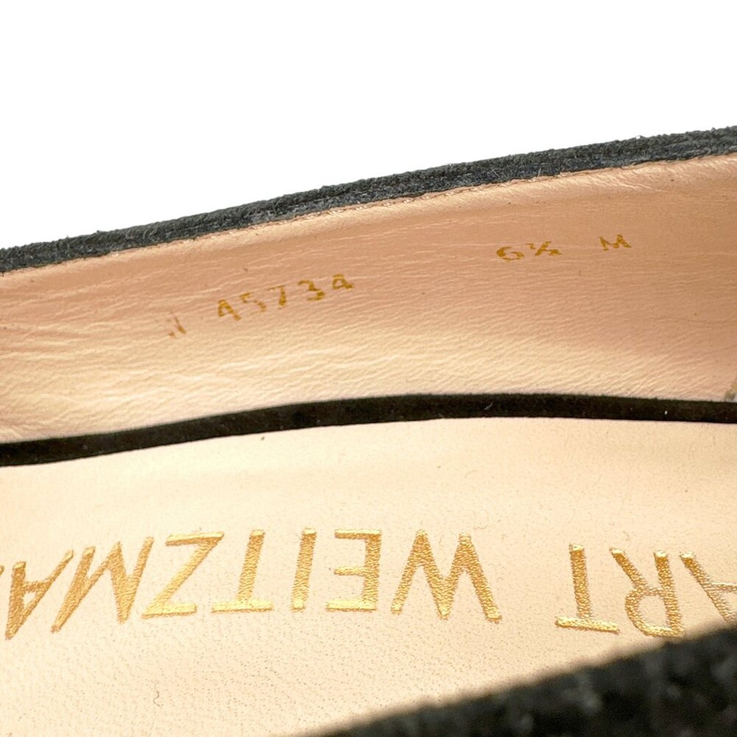 STUART WEITZMAN Larsa Suede Platform Pump in Black 6.5M