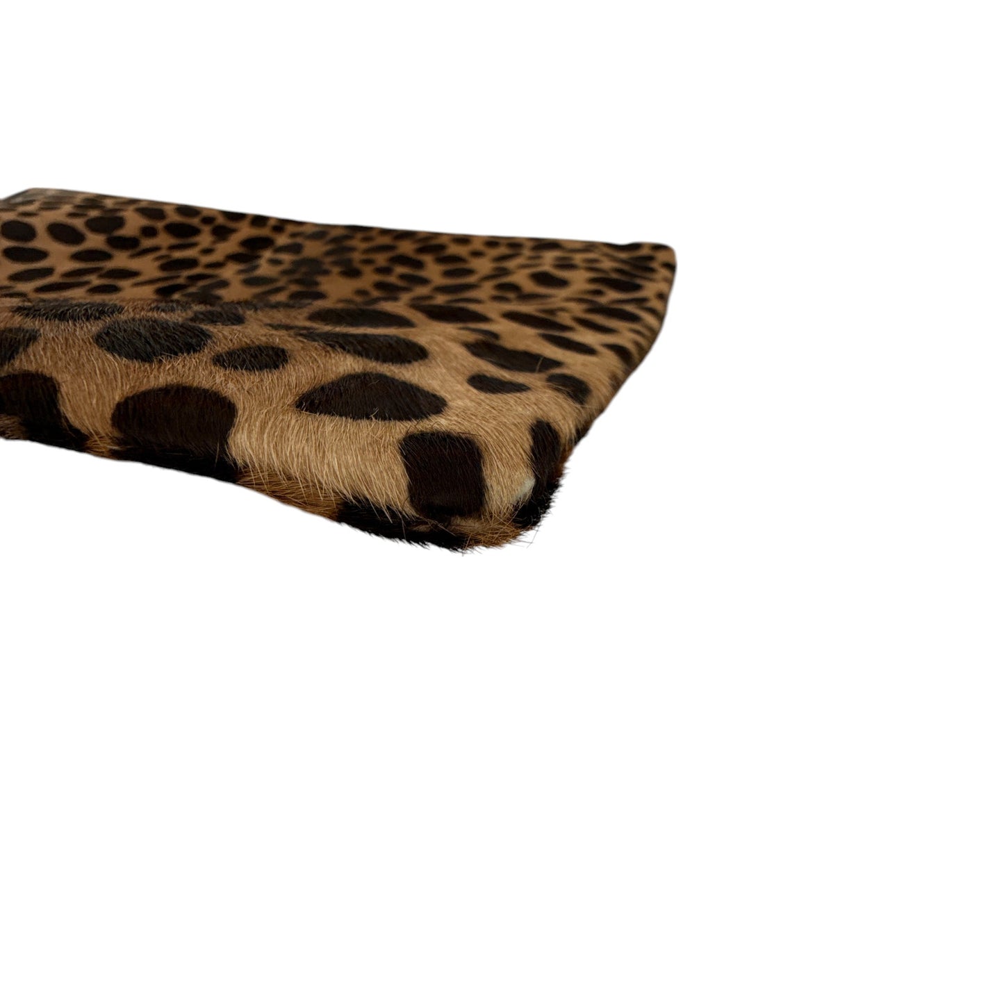 CLARE V. Oversized Laptop Clutch in Leopard