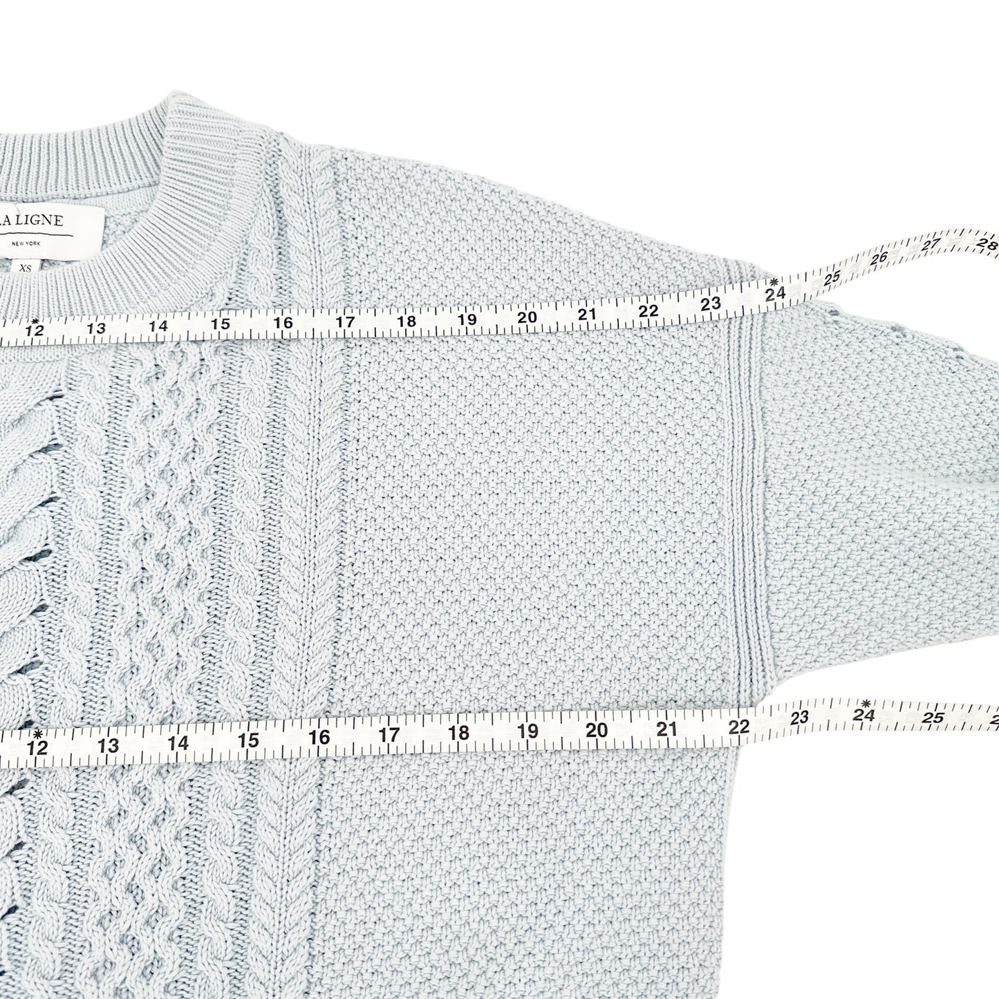 LA LIGNE Picnic Sweater in Pale Blue XS