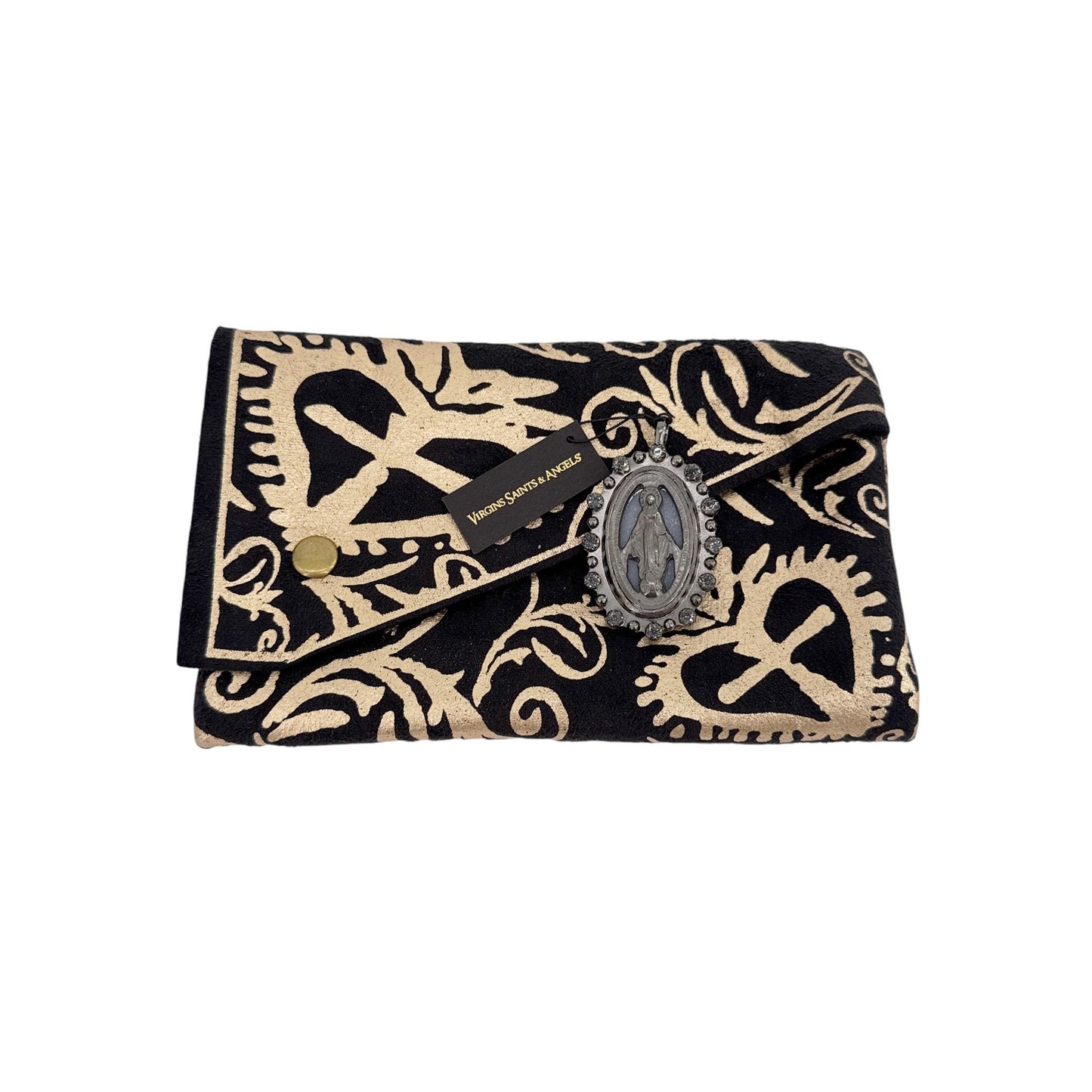 VIRGINS SAINTS & ANGELS VSA Milagrosa Medallion in Gunmetal