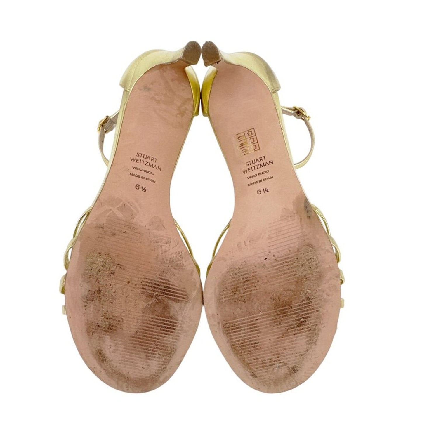 STUART WEITZMAN Sena 75 Metallic Gold 6.5