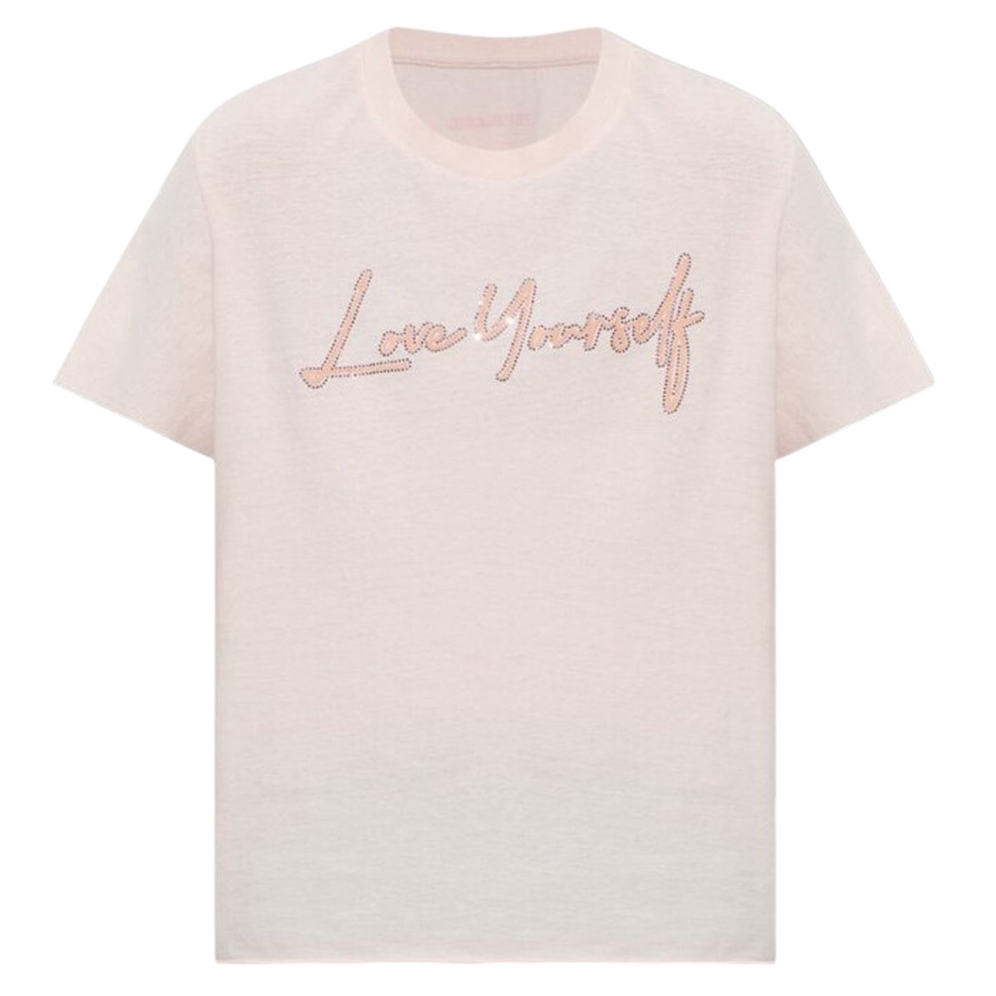 ZADIG & VOLTAIRE Tommer Love Yourself Diamanté T-shirt S