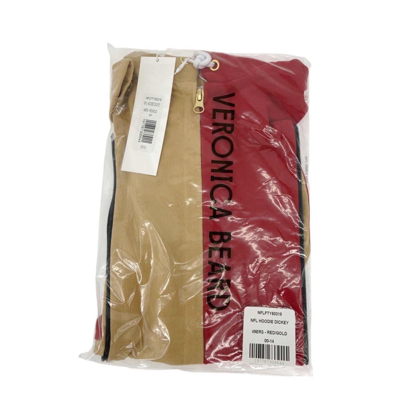 VERONICA BEARD Hoodie Dickey in Red & Gold (NFL San Francisco 49ers)