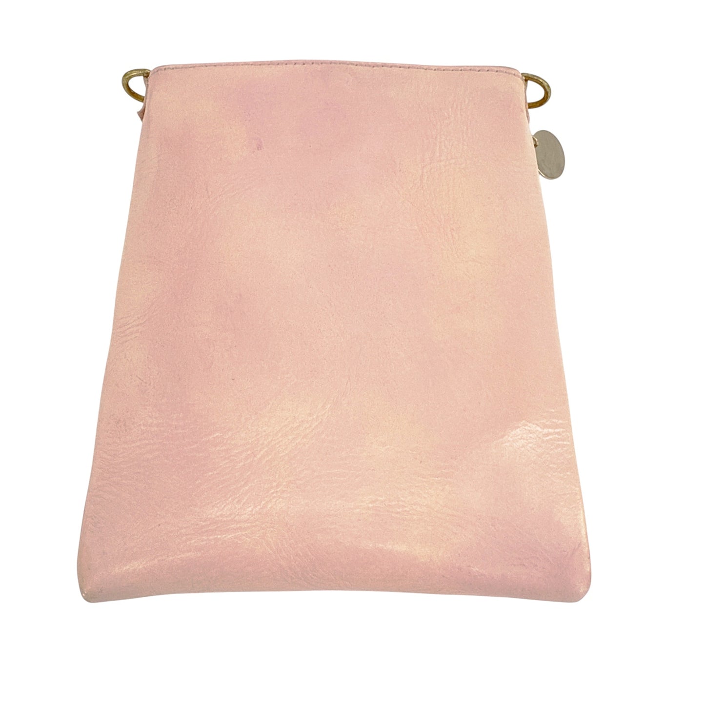 CLARE V. Lauren Supreme Crossbody Bag in Ballet & Crossbody Chain Strap