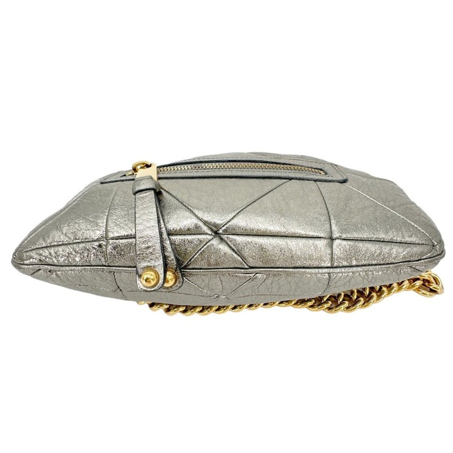 MARC JACOBS Collection Patchwork Metallic Leather Little Stam Bag
