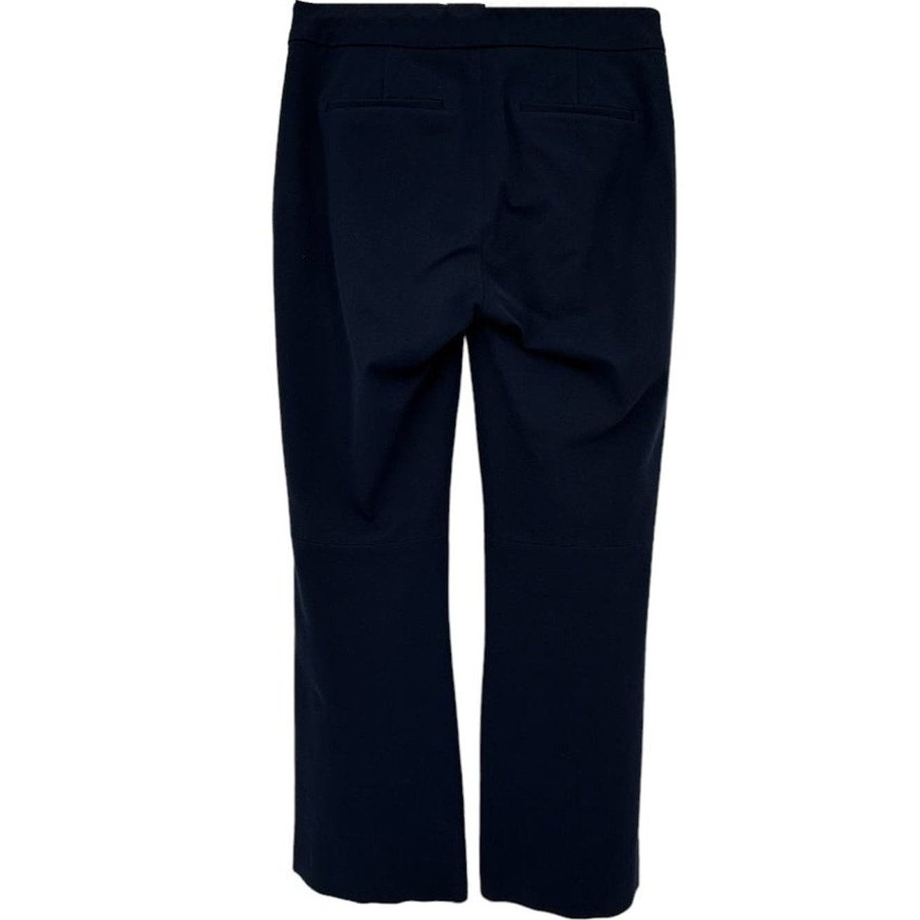 J.CREW Hayden Kickout Crop Pant in Bi-stretch Cotton Navy 00