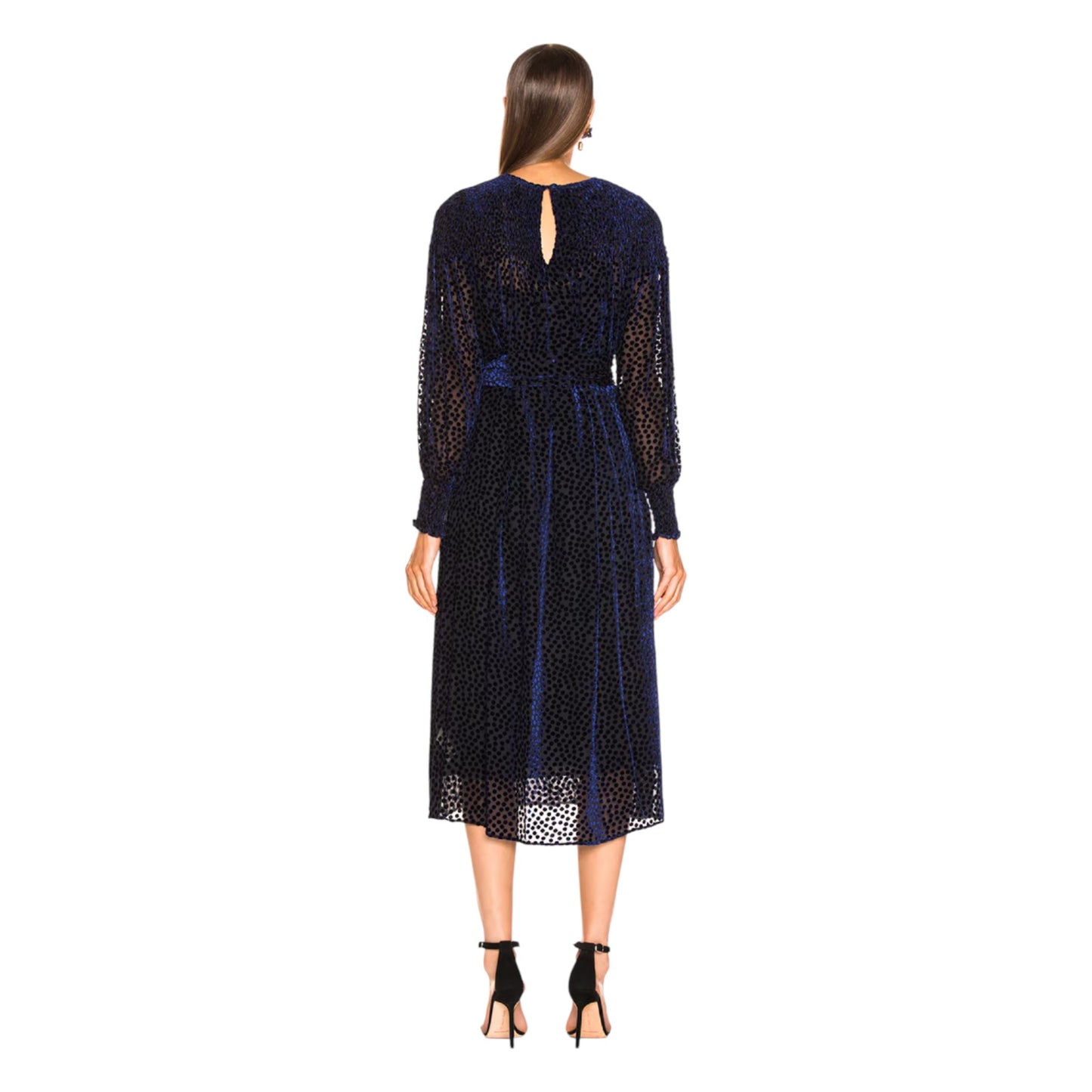 THE GREAT. Merry Dress in Navy 0|XS