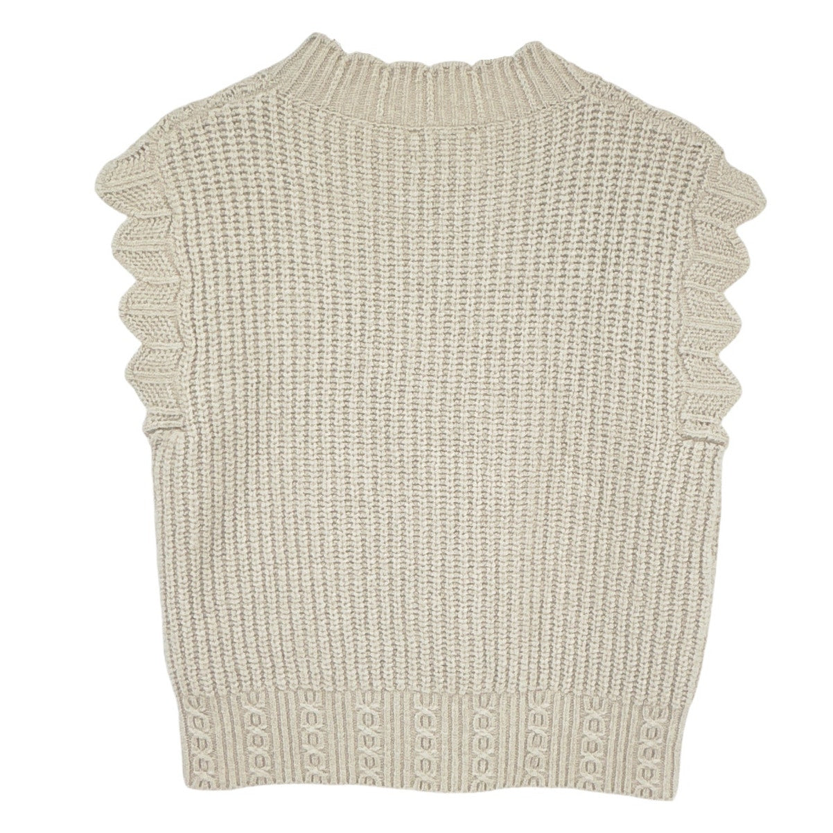 SANDRO Moise Cable Knit Vest XS