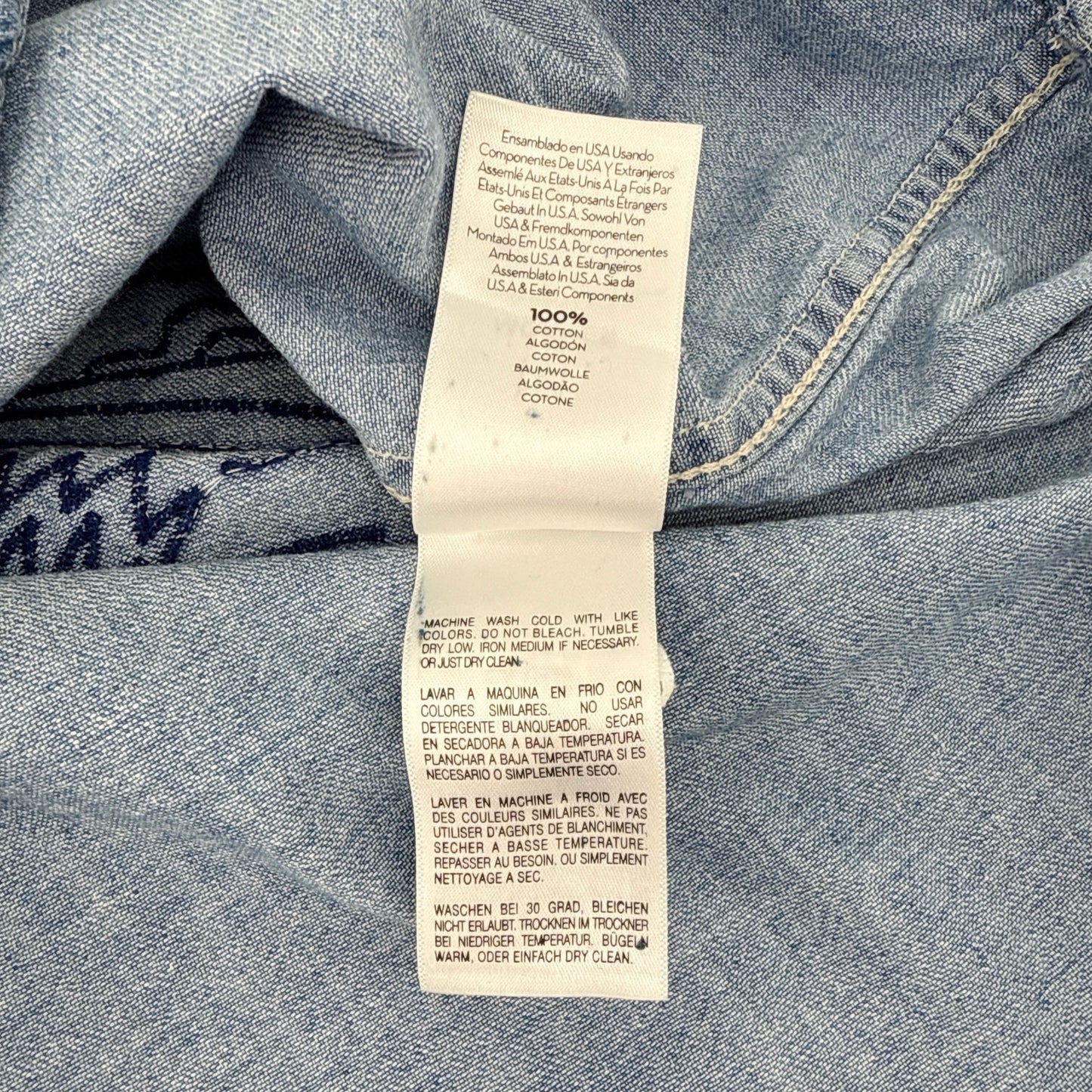 MOTHER The Honey Button-up Shirt in Take a Trip With Me M