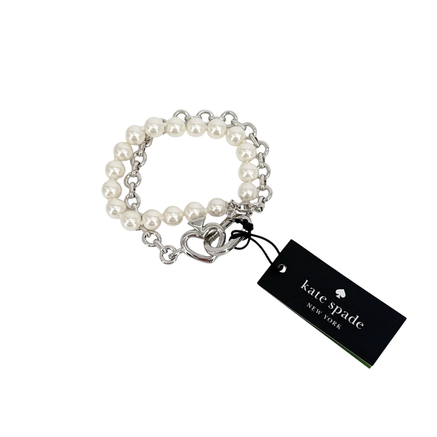 KATE SPADE New York Statement Spade Pearl Wrap Necklace & Bracelet Gift Set