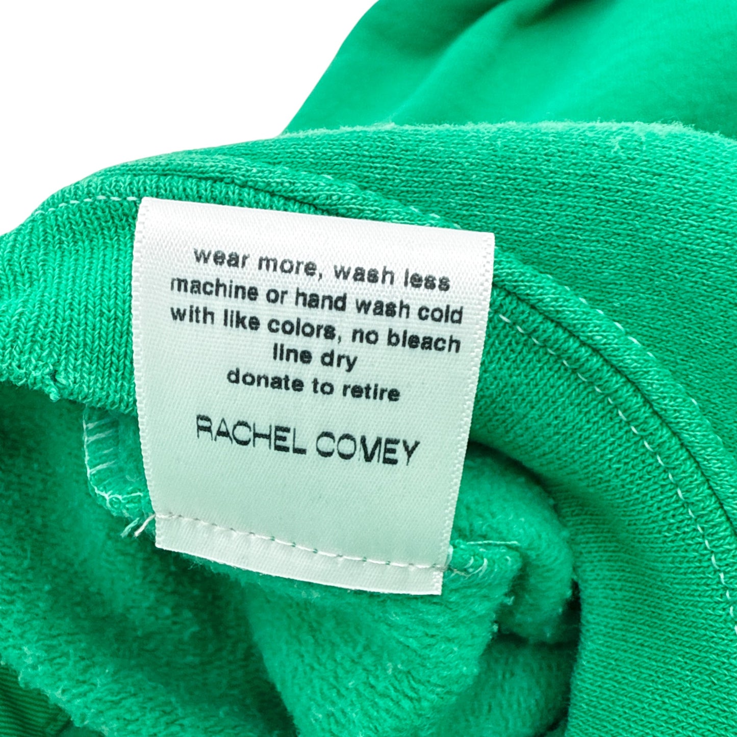 RACHEL COMEY Stanza Sweatshirt in Green Apple XS