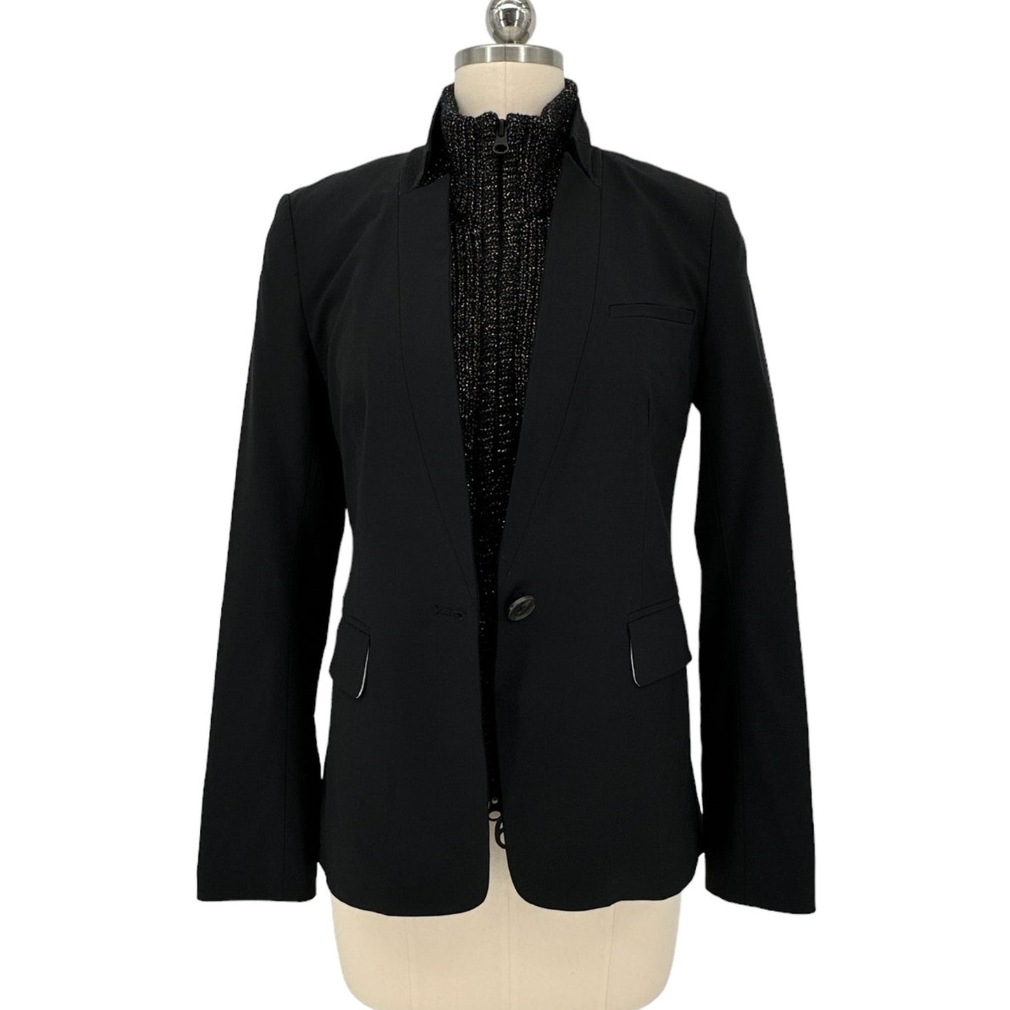 VERONICA BEARD Walden Dickey in Black & Gold