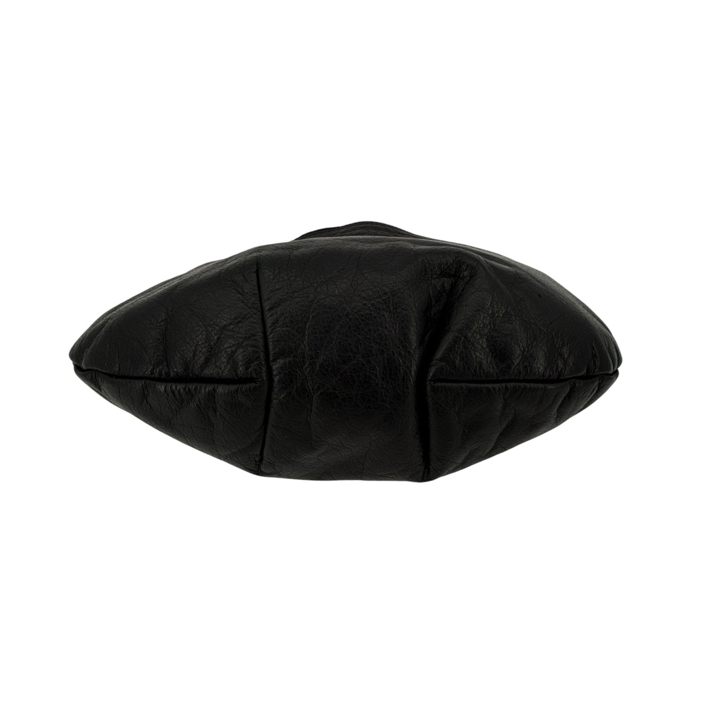 CLARE V. Moyen Messenger in Relaxed Black with Braided Crossbody Strap