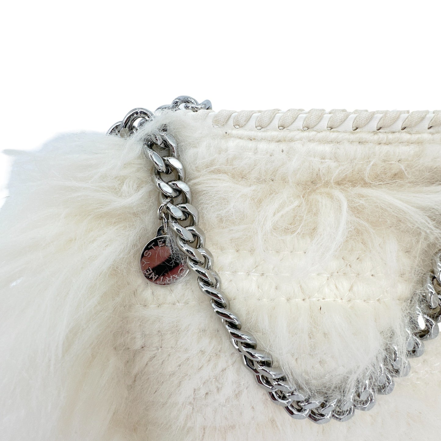 STELLA McCARTNEY Falabella Mini Furry Tote Bag