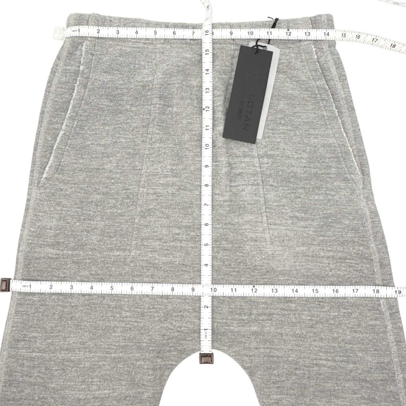 NILI LOTAN SF Sweatpant in Heather Grey S