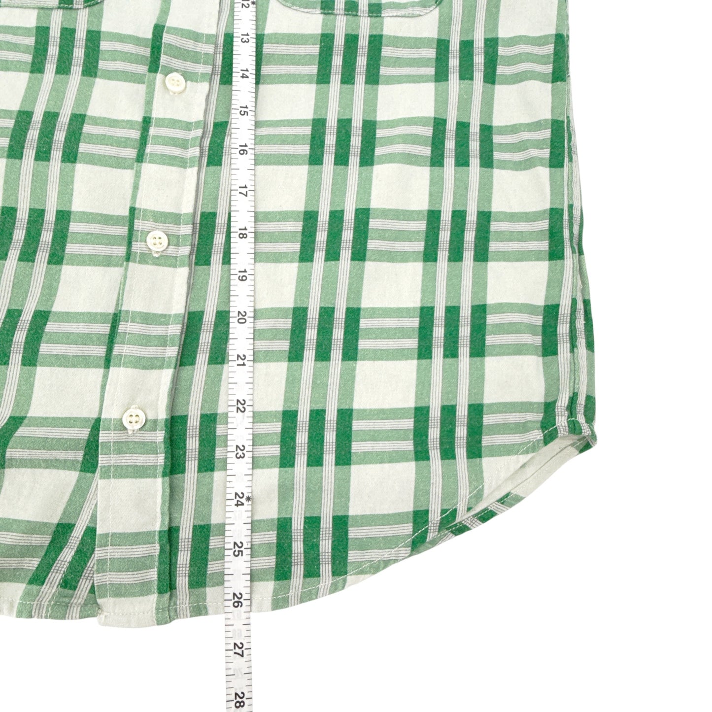 THE GREAT. The Harbor Shirt in Bright Green Pioneer Plaid 0|XS