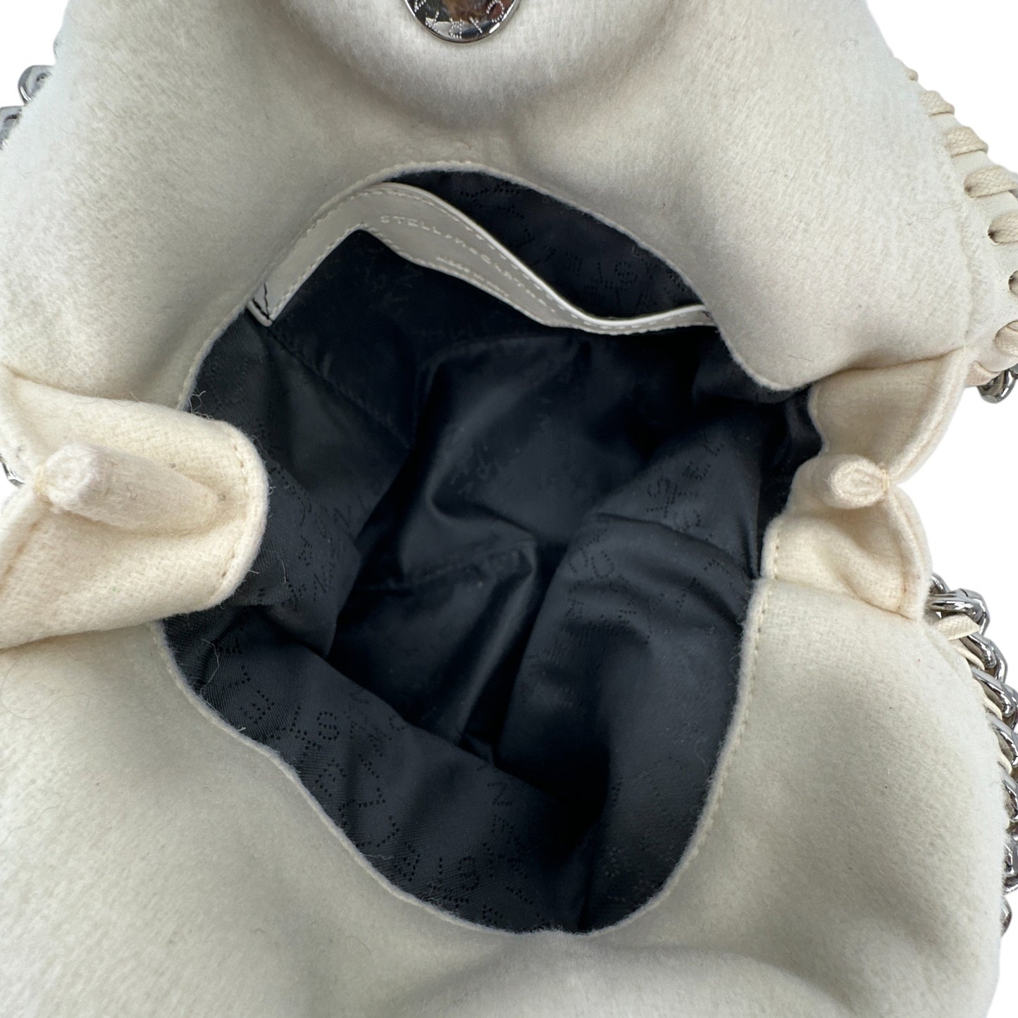 STELLA McCARTNEY Falabella Mini Furry Tote Bag
