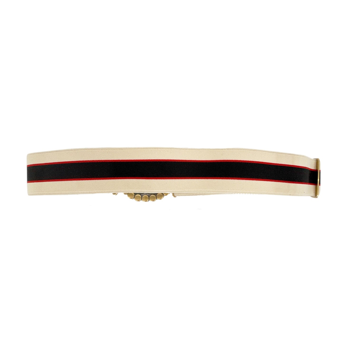 GUCCI Jacquard Crystal Stripe Double G Belt 80cm|32in