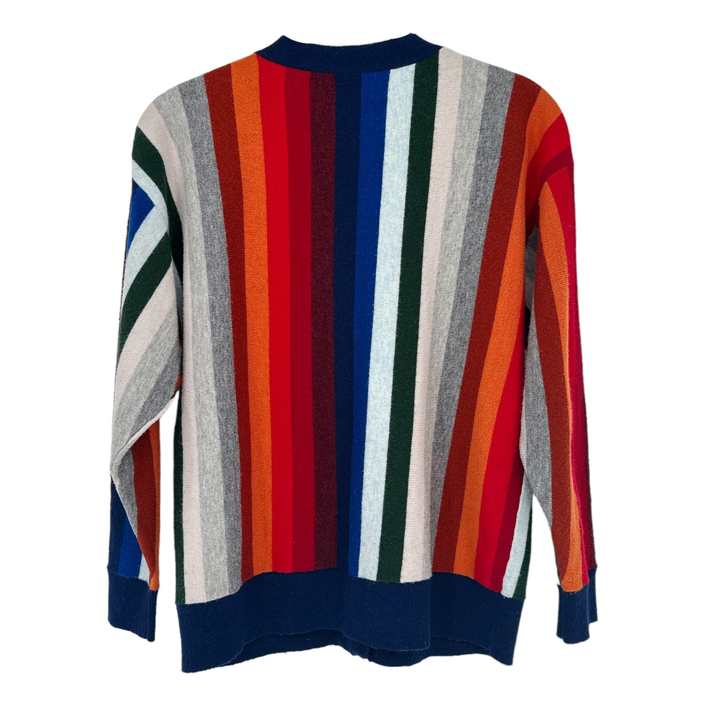 The GREAT. The Co Ed Cardigan Multi Stripe 0|XS