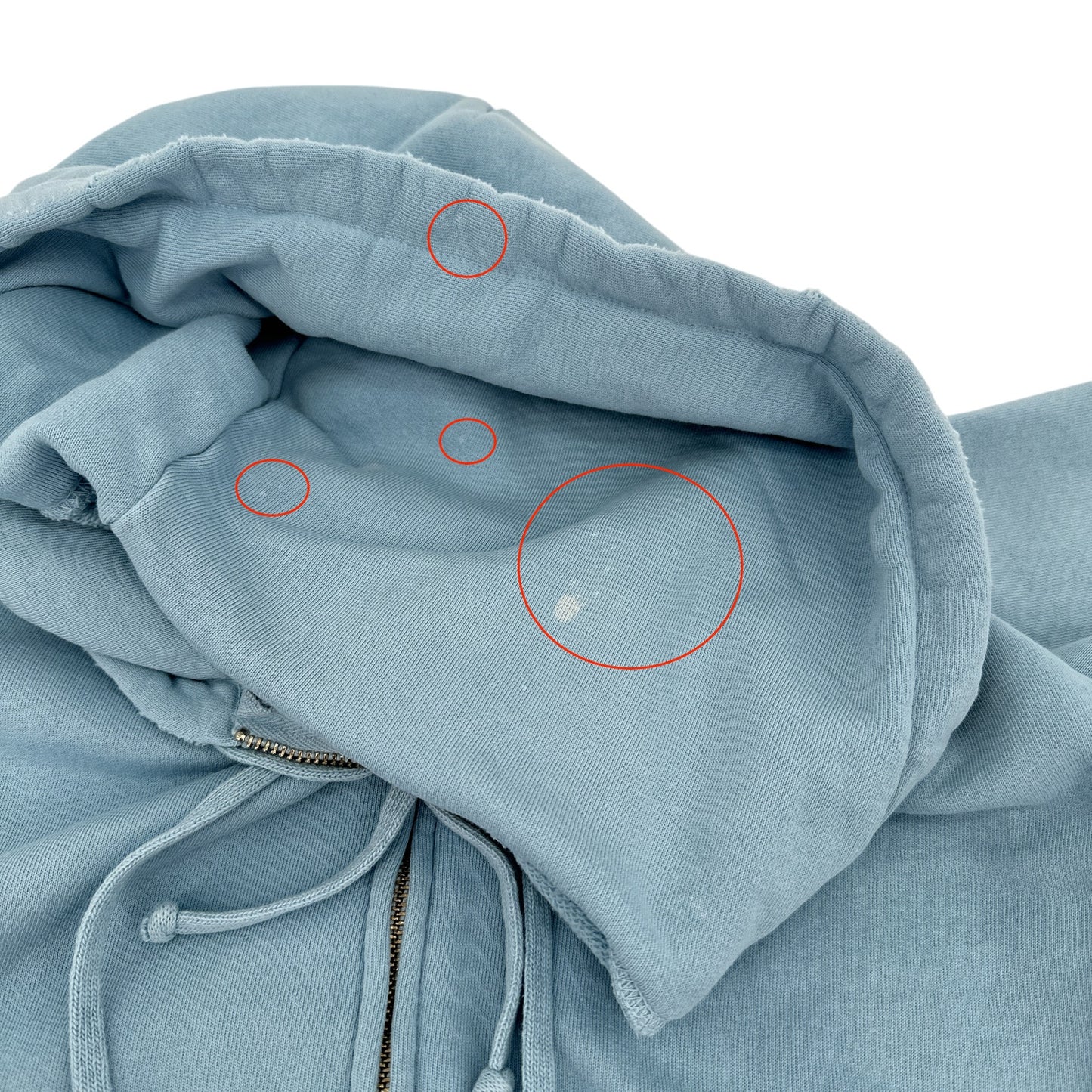 NILI LOTAN Callie Zip-Up in Light Blue || XS