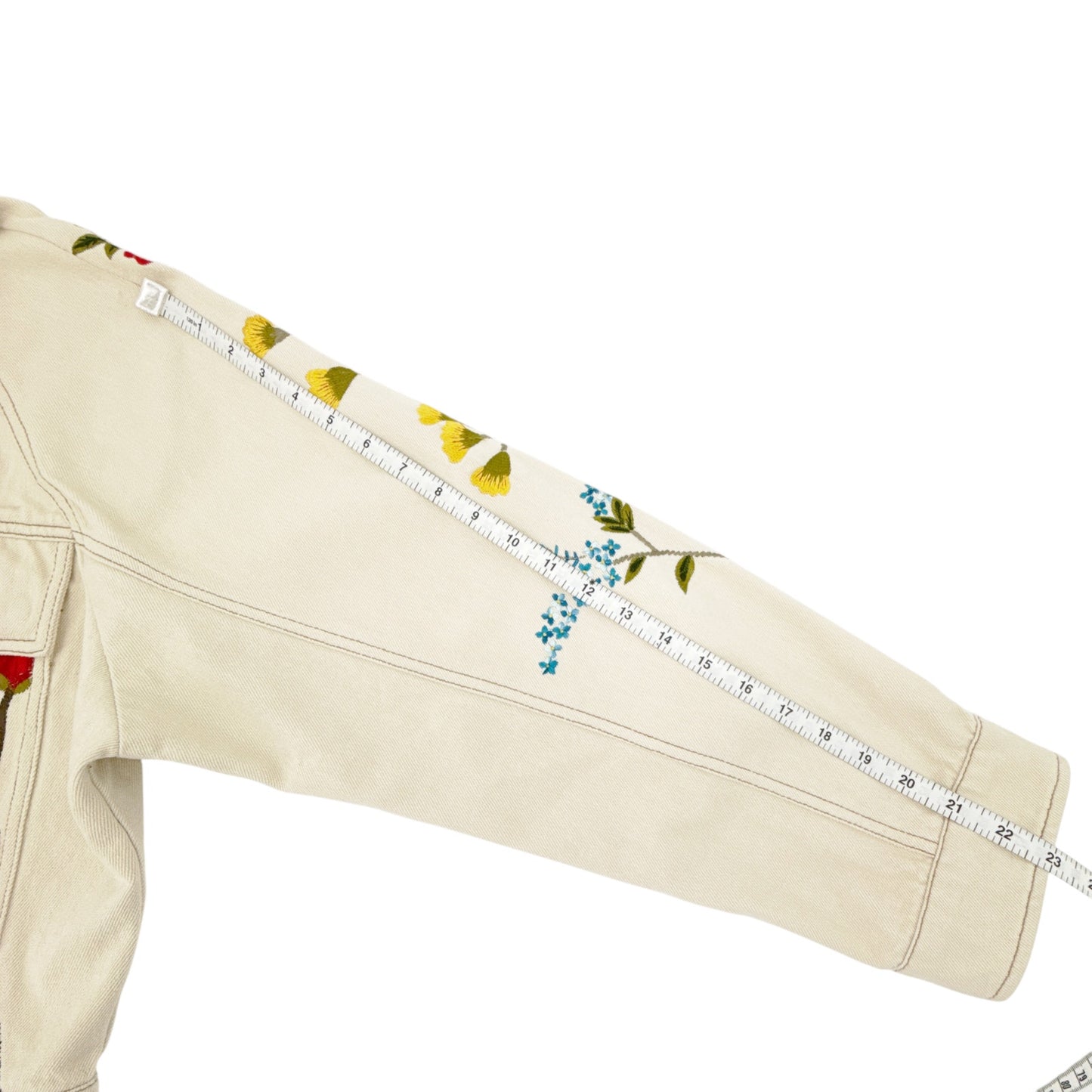 ANTHROPOLOGIE Floral Embroidered Jacket XS