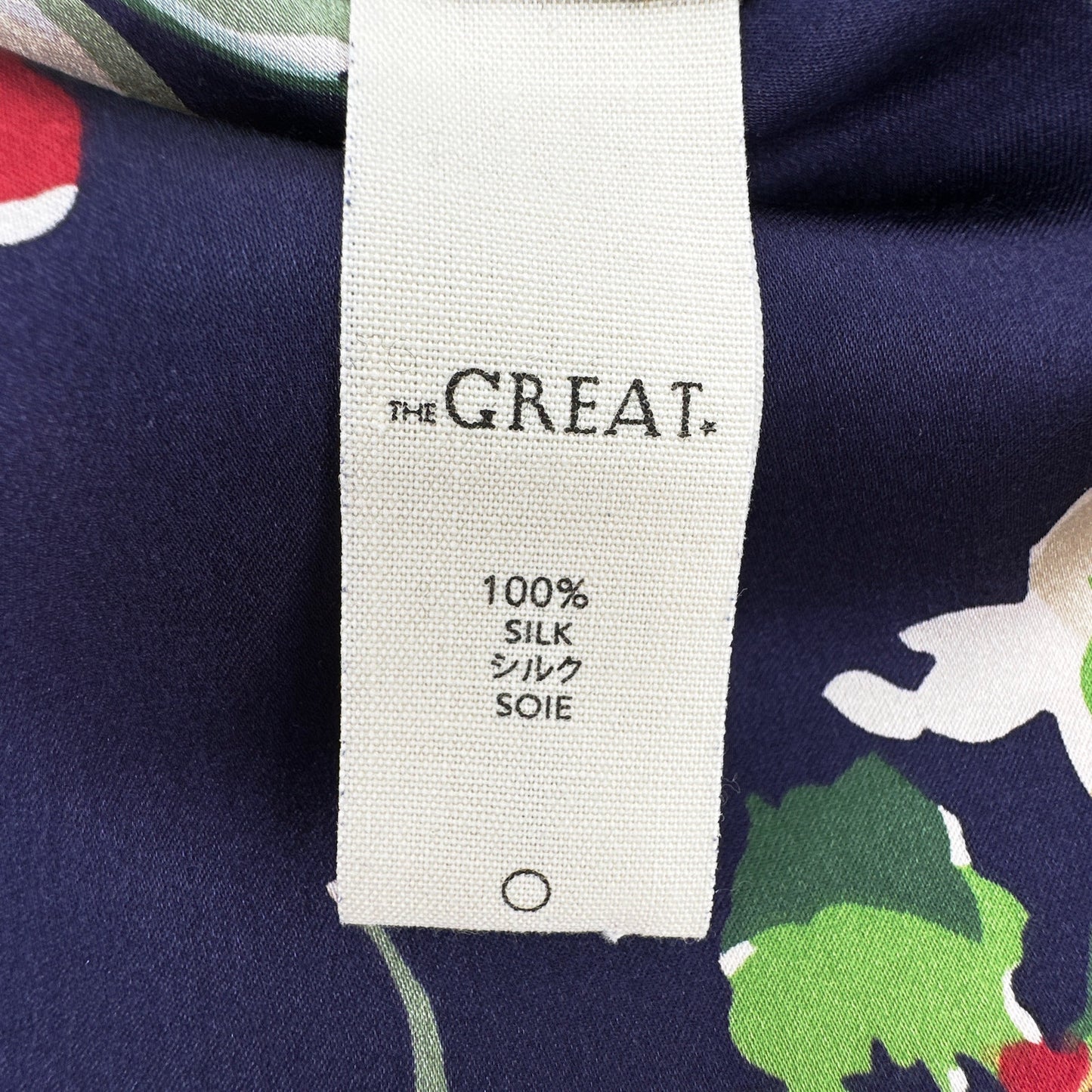 THE GREAT. The Boudoir Button Up Silk Shirt 0|XS
