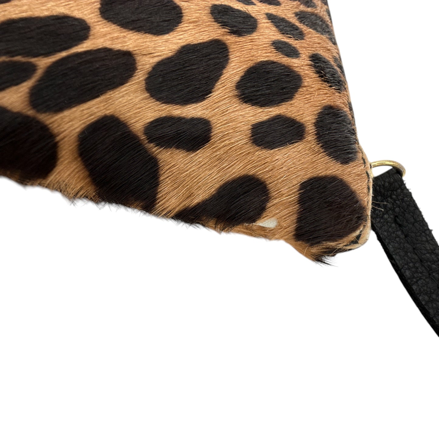 CLARE V. Oversized Laptop Clutch in Leopard