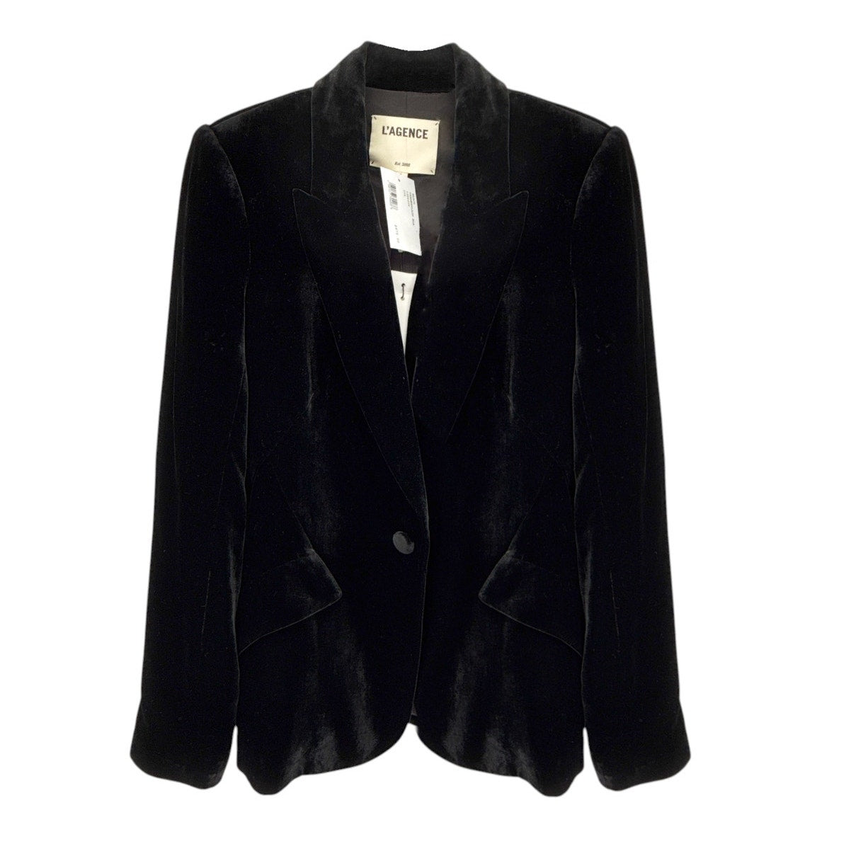 L'AGENCE Chamberlain Velvet Blazer 2