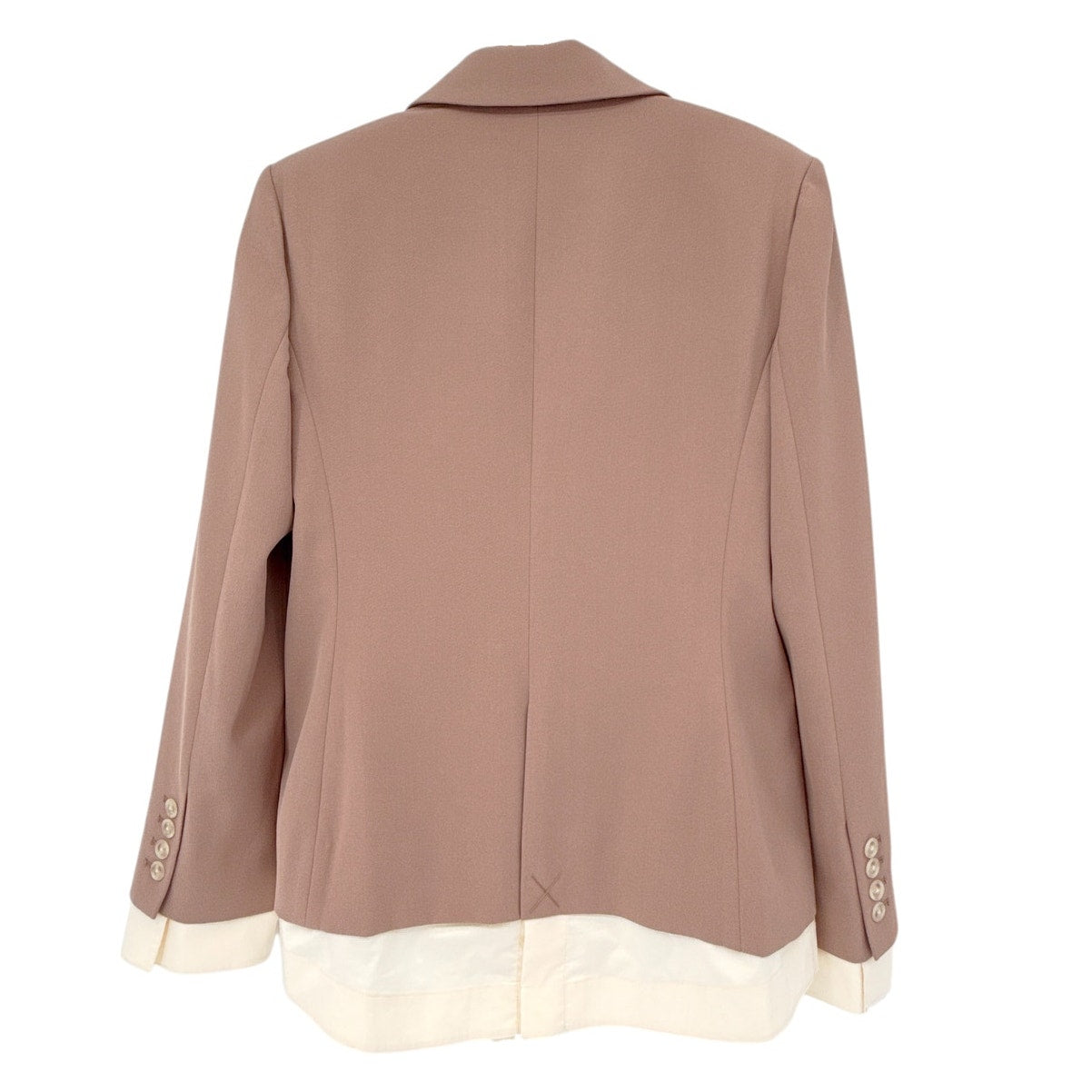 JONATHAN SIMKHAI Jubilee Blazer in Teak/Parchment 6|M