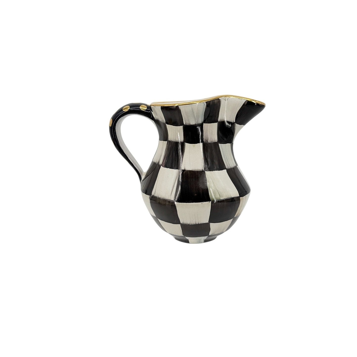 MACKENZIE-CHILDS Courtly Check Ceramic Creamer