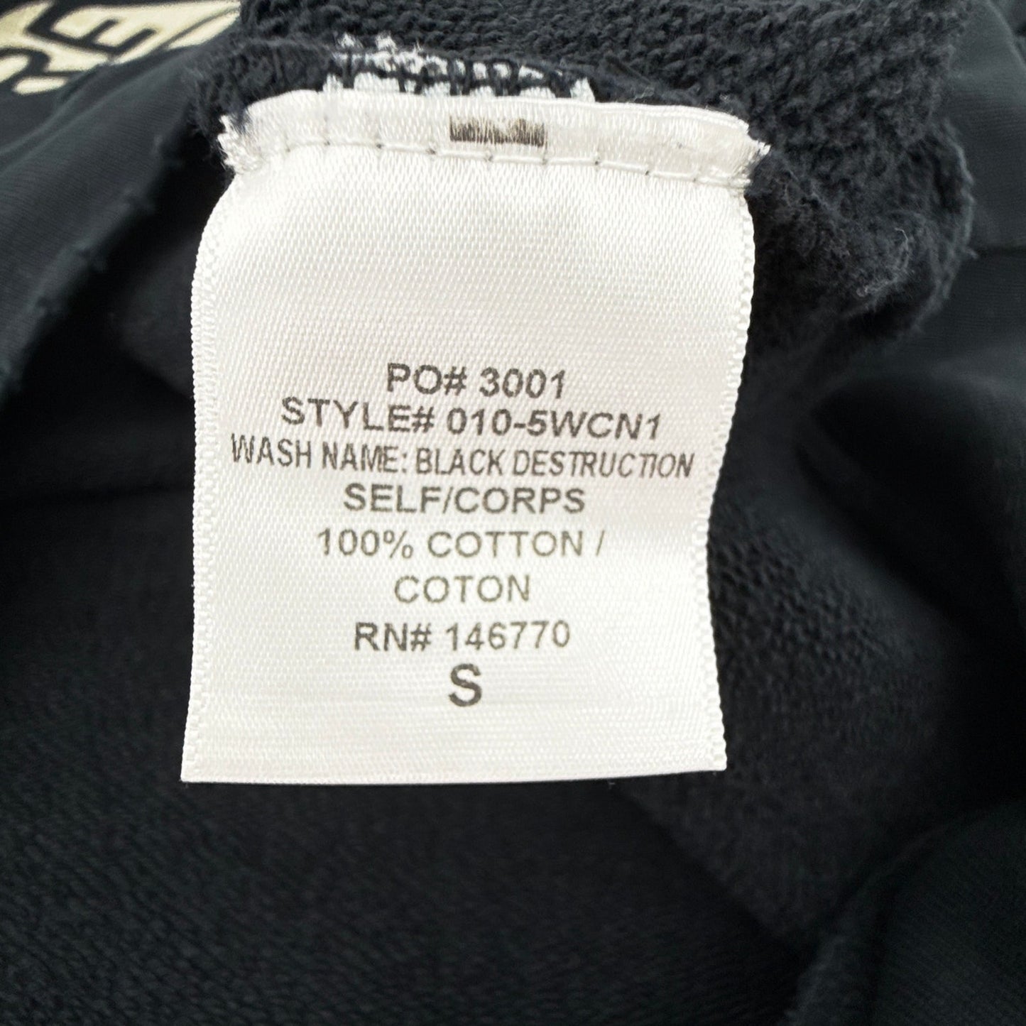 RE/DONE Recycle Distressed Crew Sweatshirt S