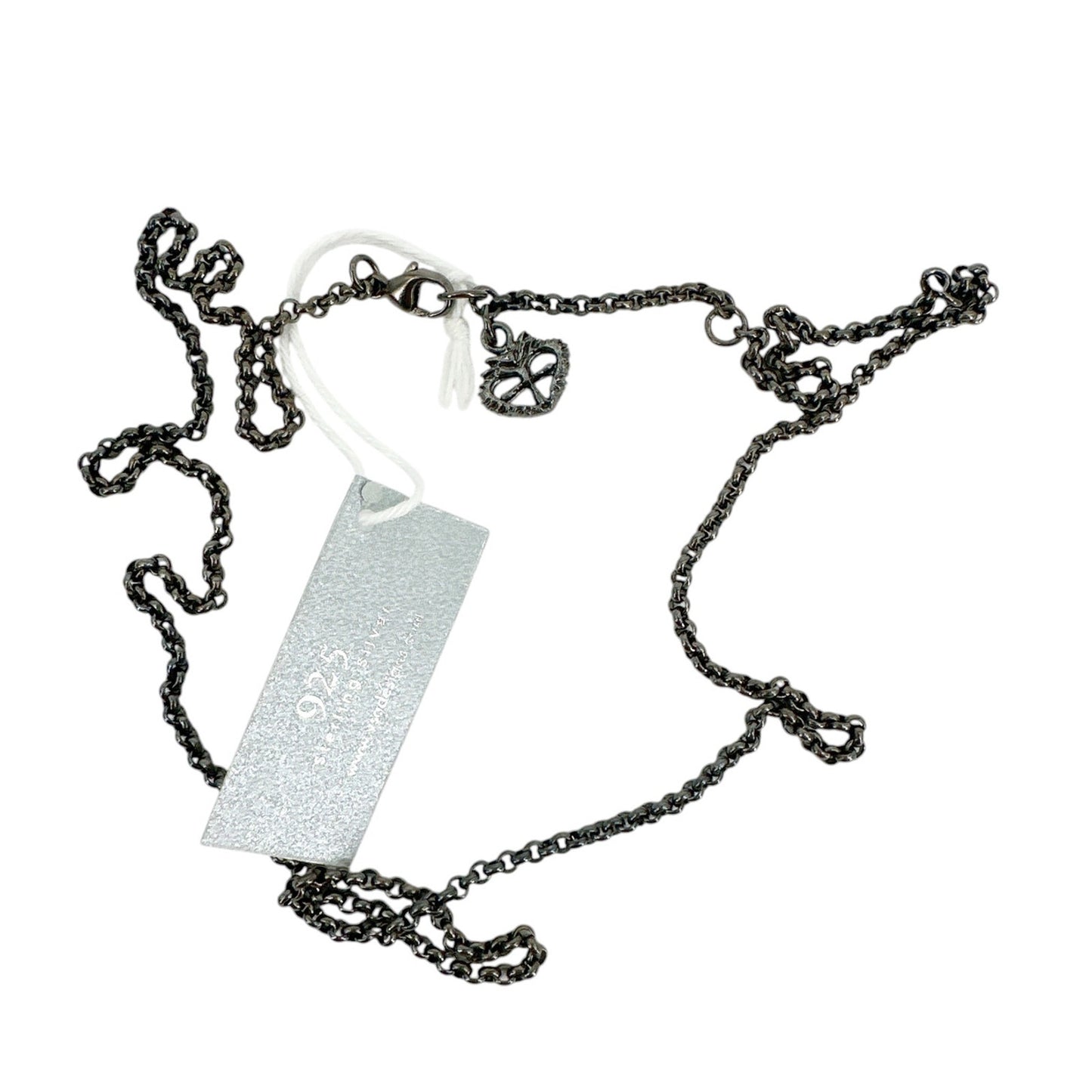 VIRGINS SAINTS & ANGELS VSA Sterling Silver Chain in Gunmetal