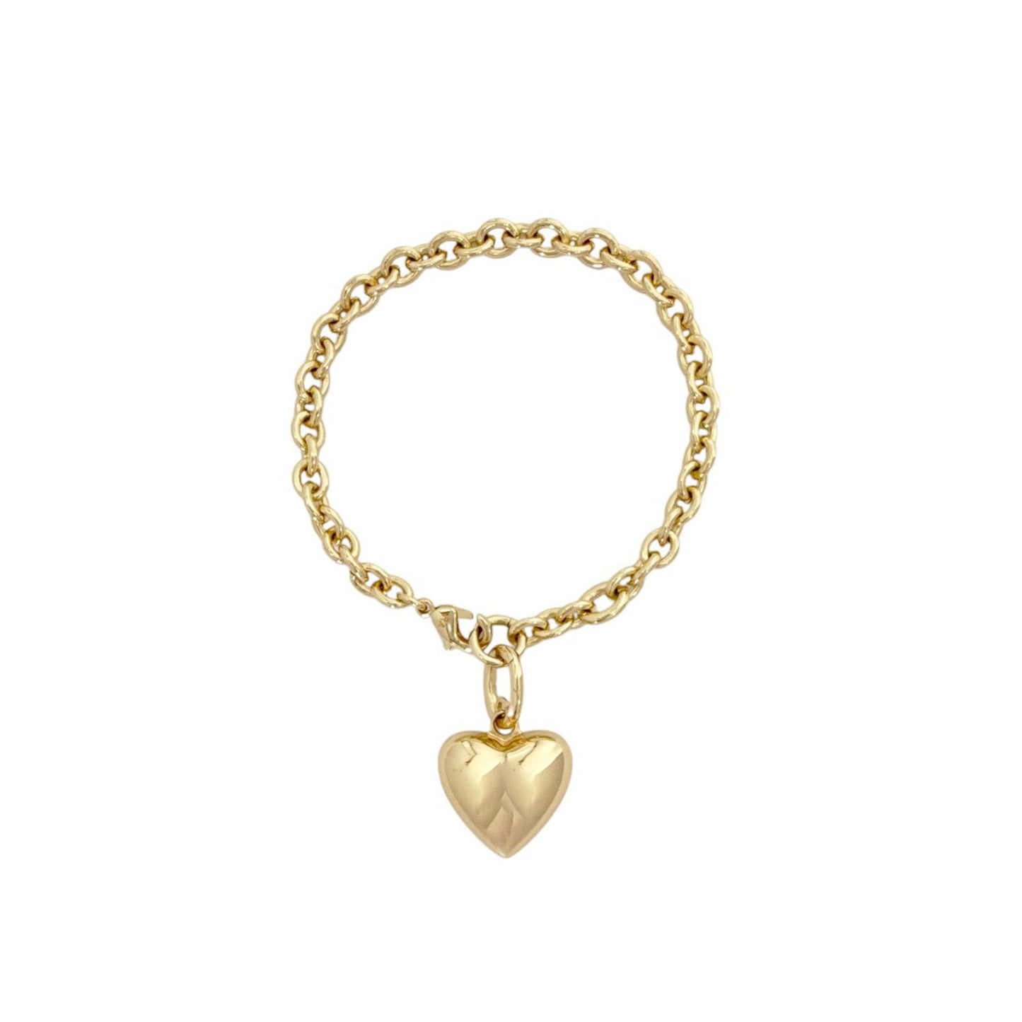 ROXANNE ASSOULIN The Mini Happy Heart Bracelet in Gold