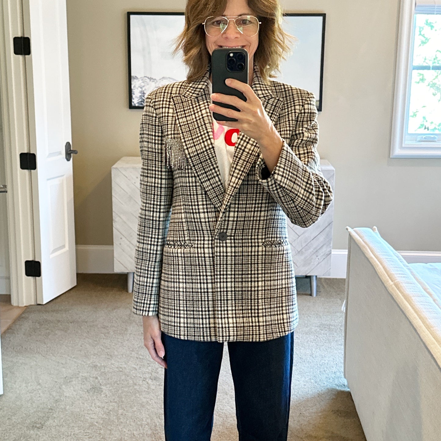 SANDRO Brooch Jacket S