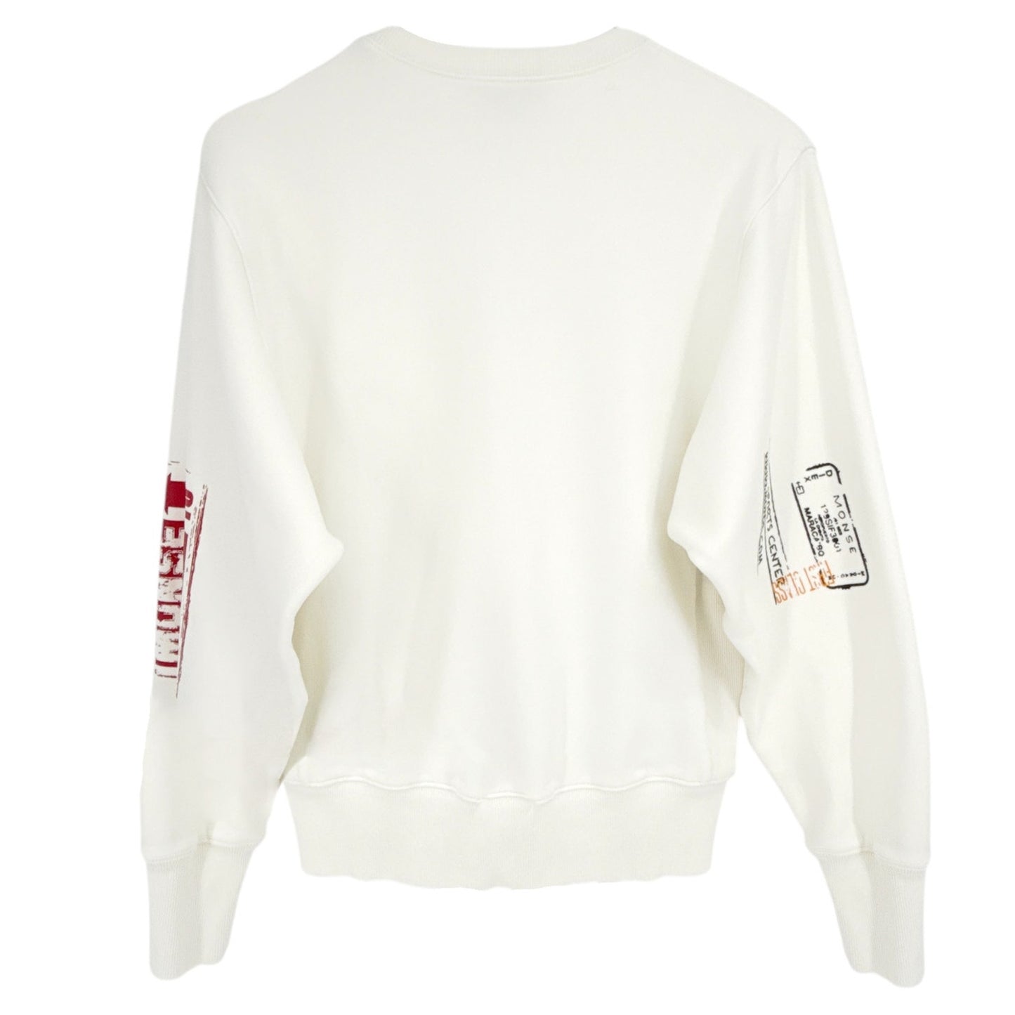 MONSE Scrapbook Patch Sweatshirt in Ivory XS