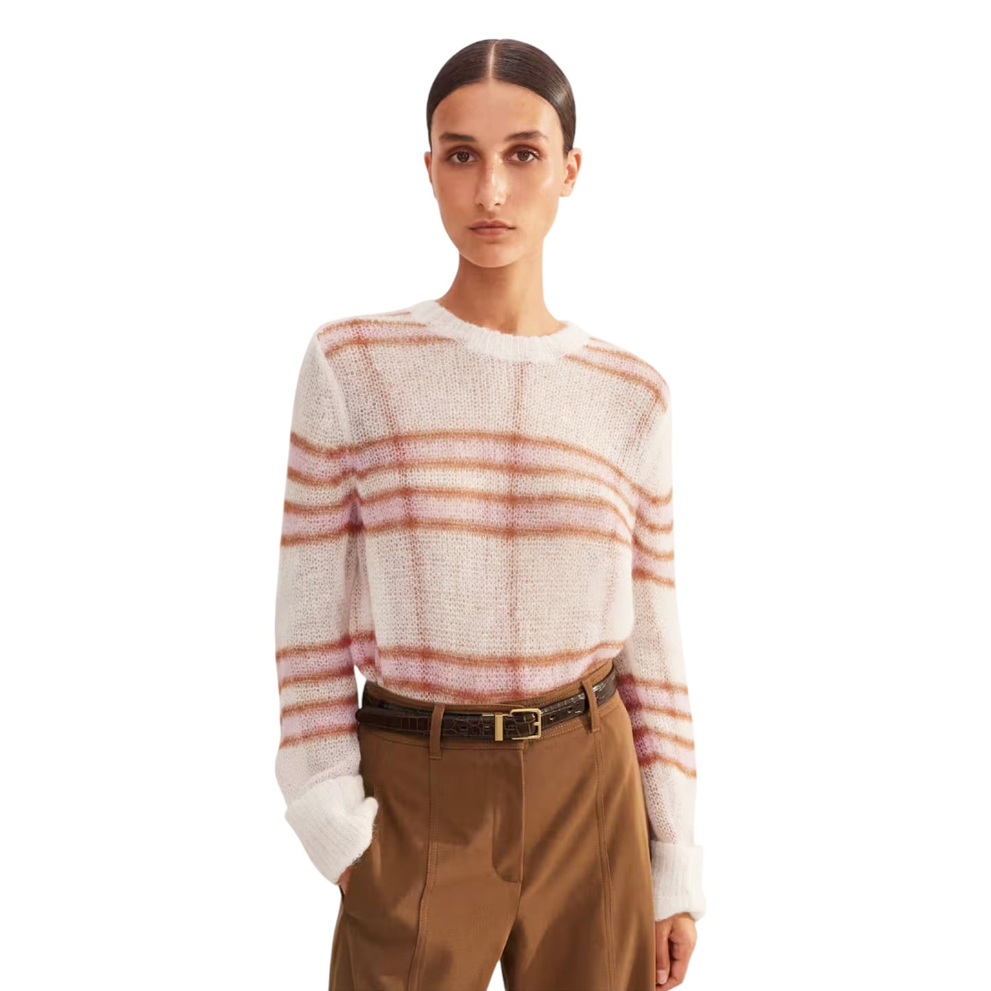 ME+EM Lofty Jacquard Crew Neck Sweater XS
