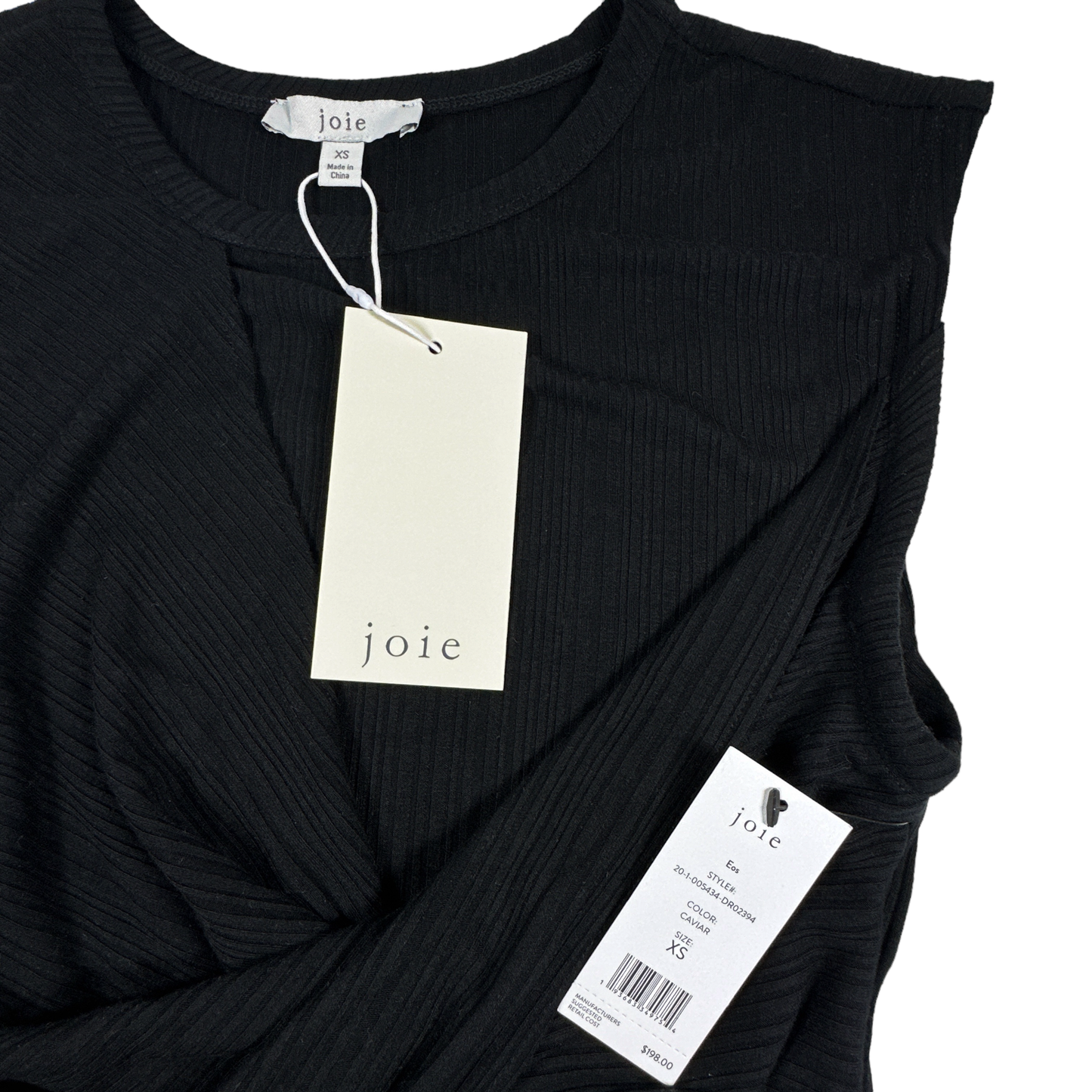 JOIE Eos Knotted Jersey Dress XS