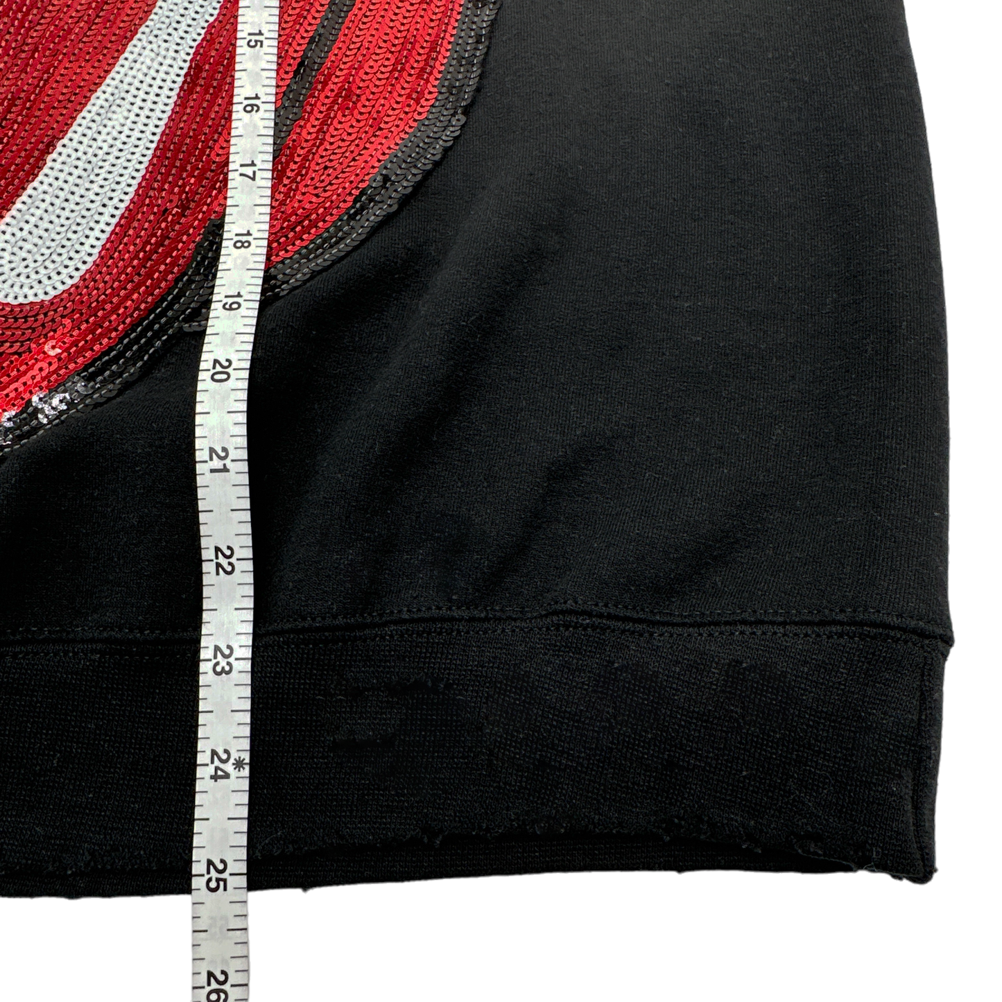 MADEWORN Rolling Stones Sequins Sweatshirt Size XS