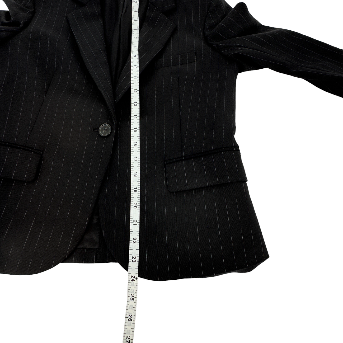 NILI LOTAN Julietta Pinstripe Single Button Blazer 6
