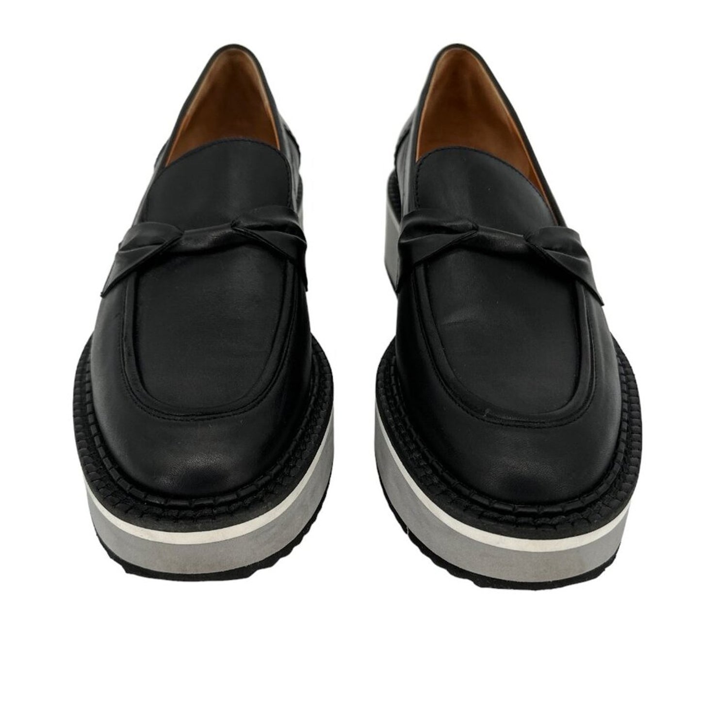 CLERGERIE Booster Leather Platform Loafers 37