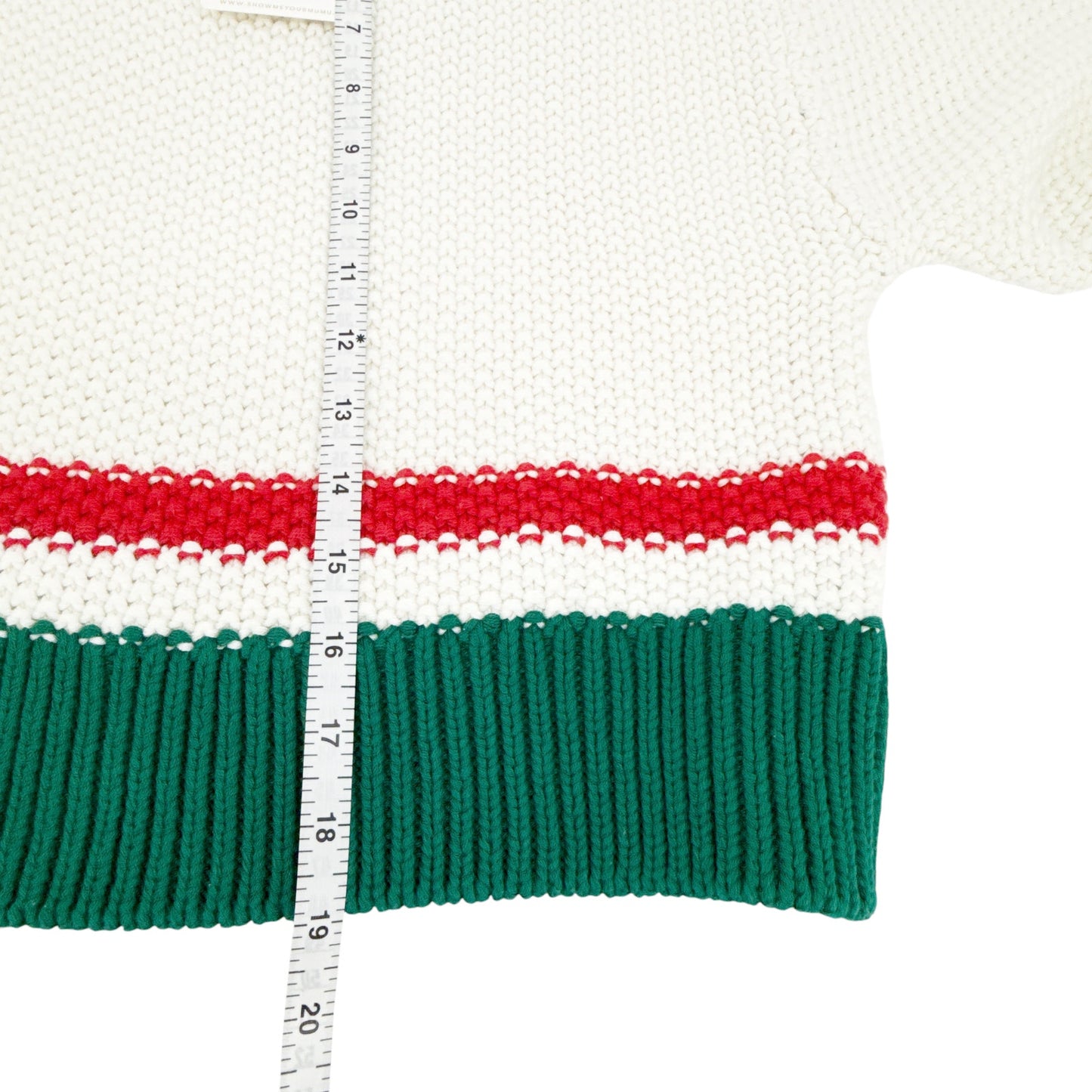 SHOW ME YOUR MUMU Only One Sweater in Festive Stripe S