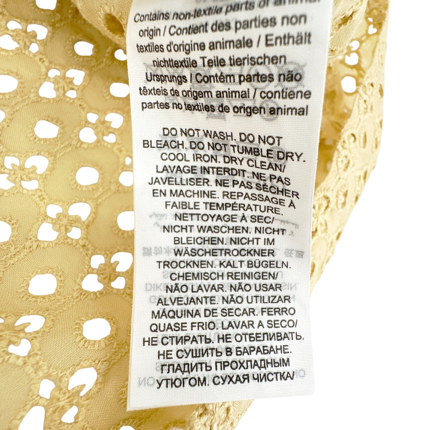 TORY BURCH Honeycomb Eyelet Shirt 4|S