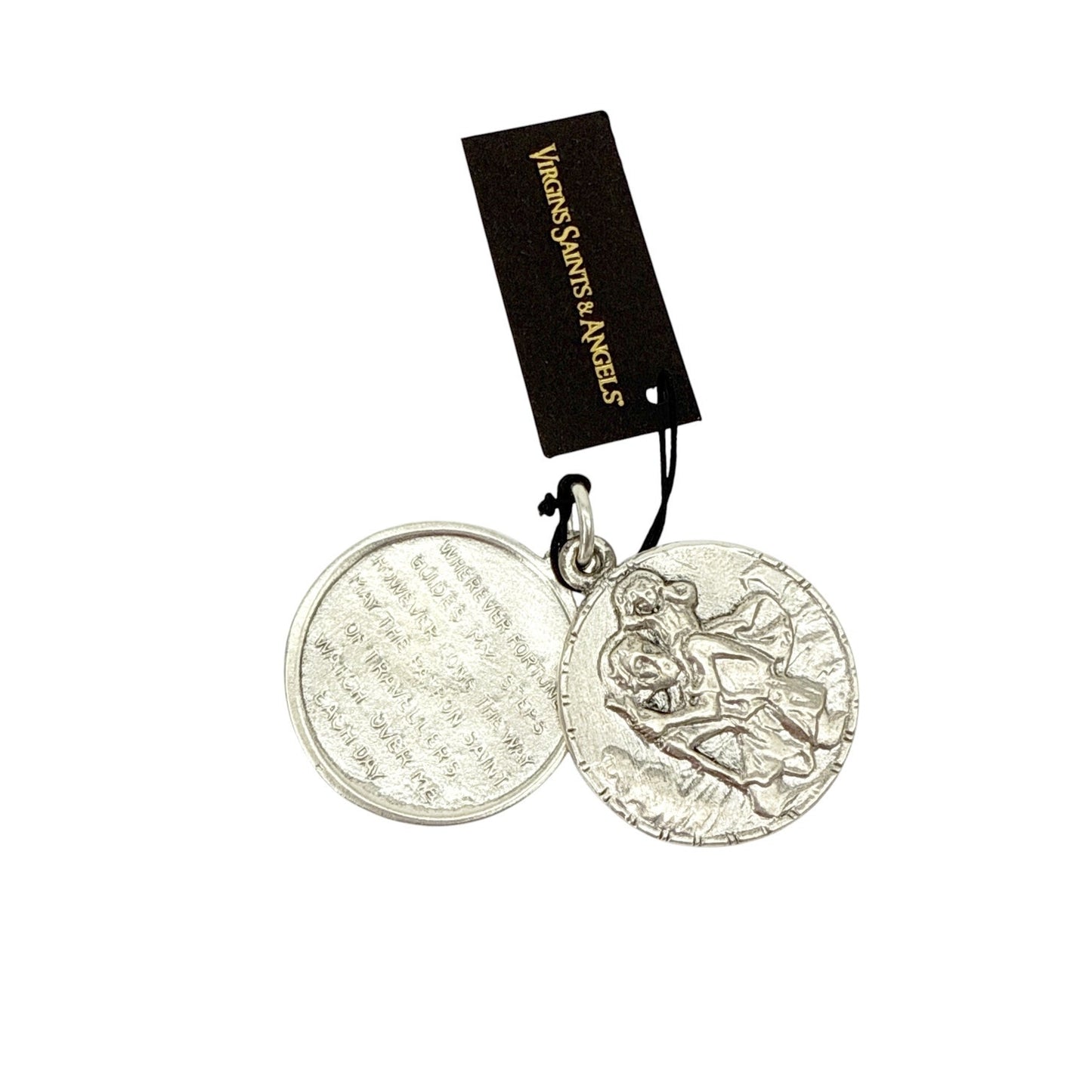 VIRGINS SAINTS & ANGELS VSA Saint Christopher Locket in Silver