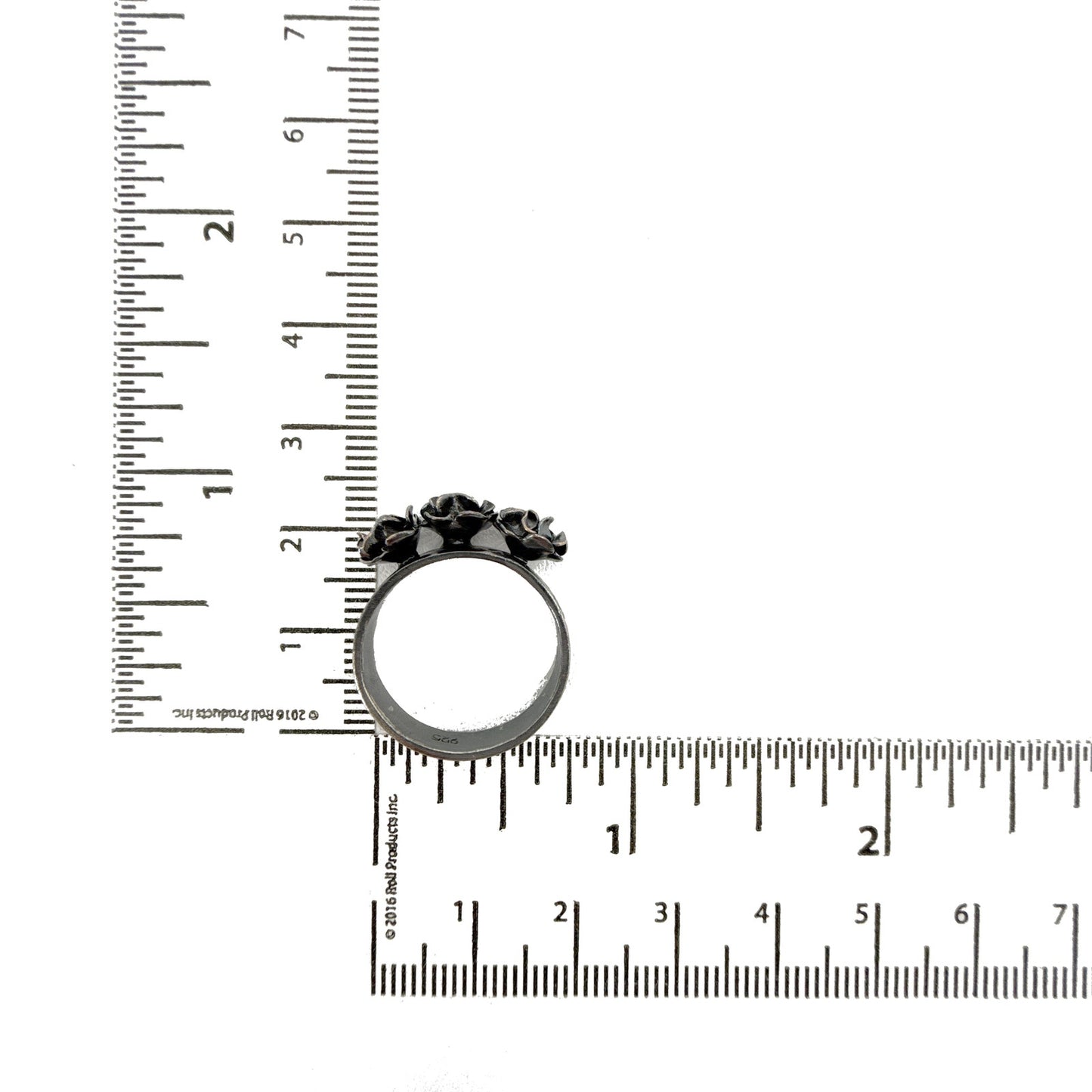 VIRGINS SAINTS & ANGELS VSA Stepsister Band Ring in Gunmetal 6