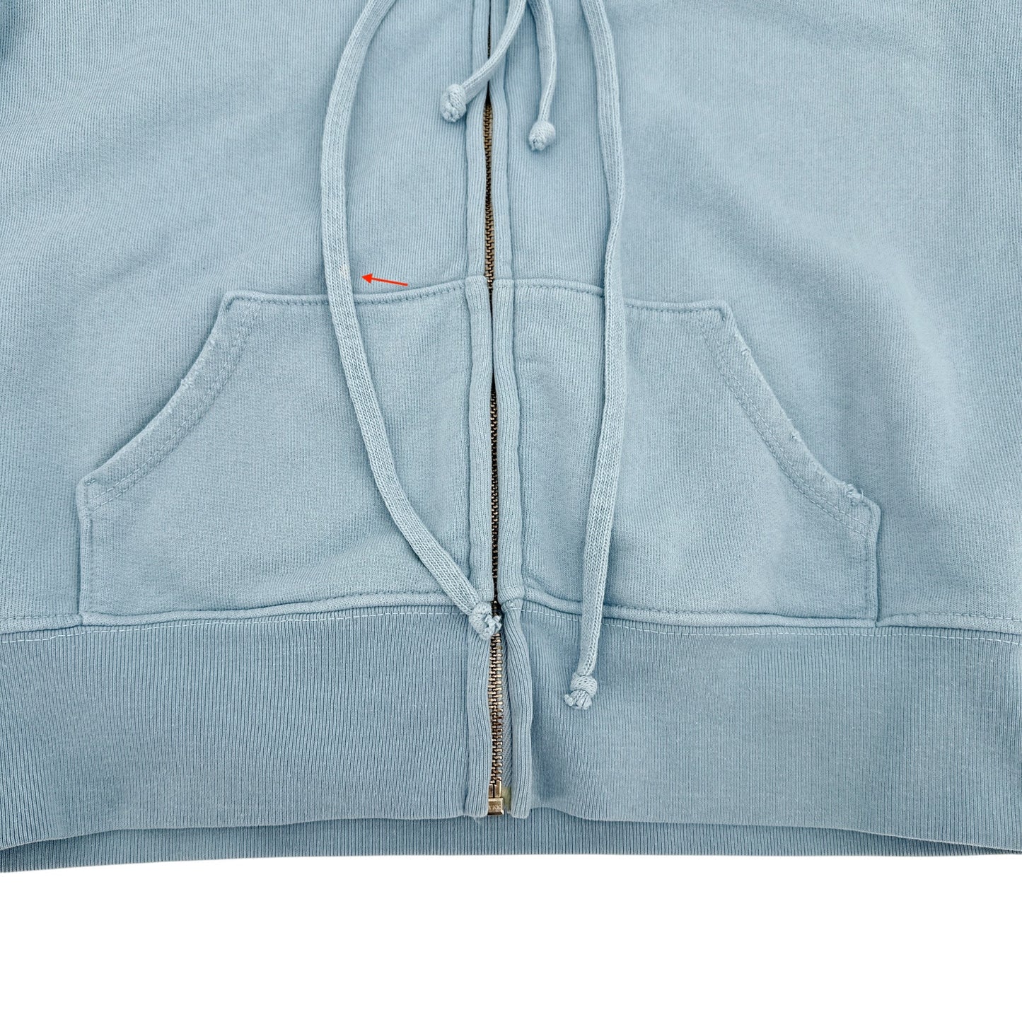 NILI LOTAN Callie Zip-Up in Light Blue || XS