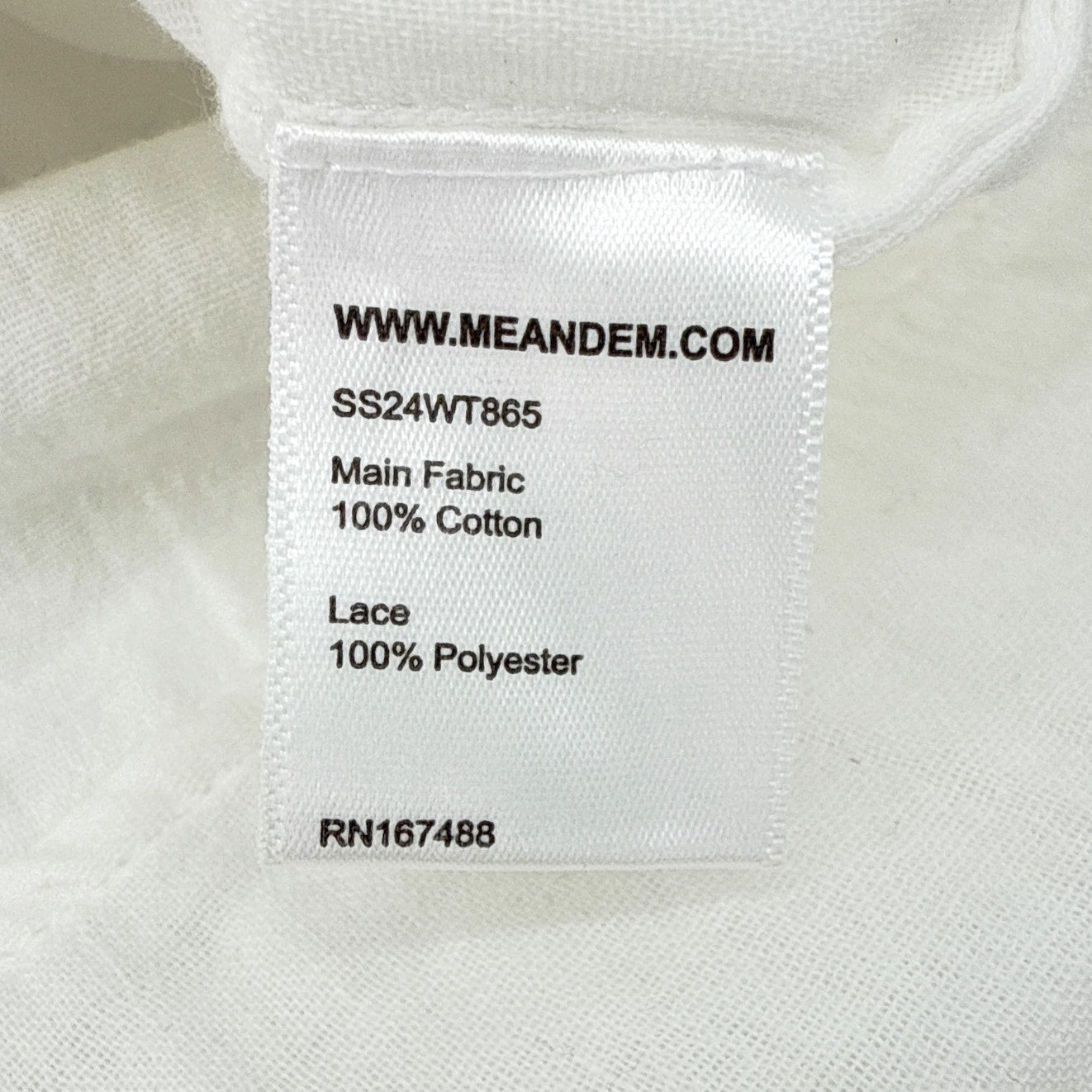 ME+EM Cheesecloth Ruffle Sleeveless Blouse In Soft White