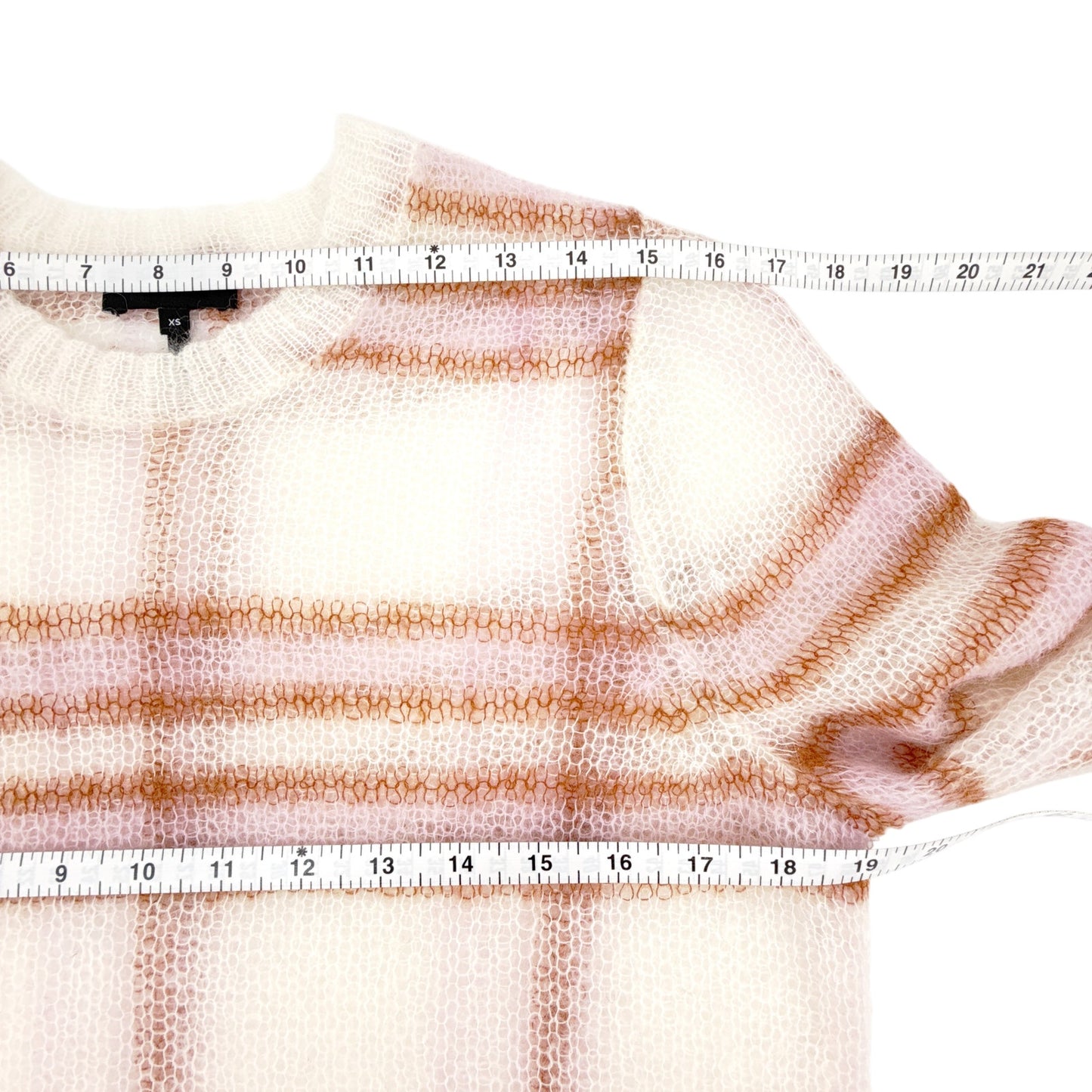 ME+EM Lofty Jacquard Crew Neck Sweater XS