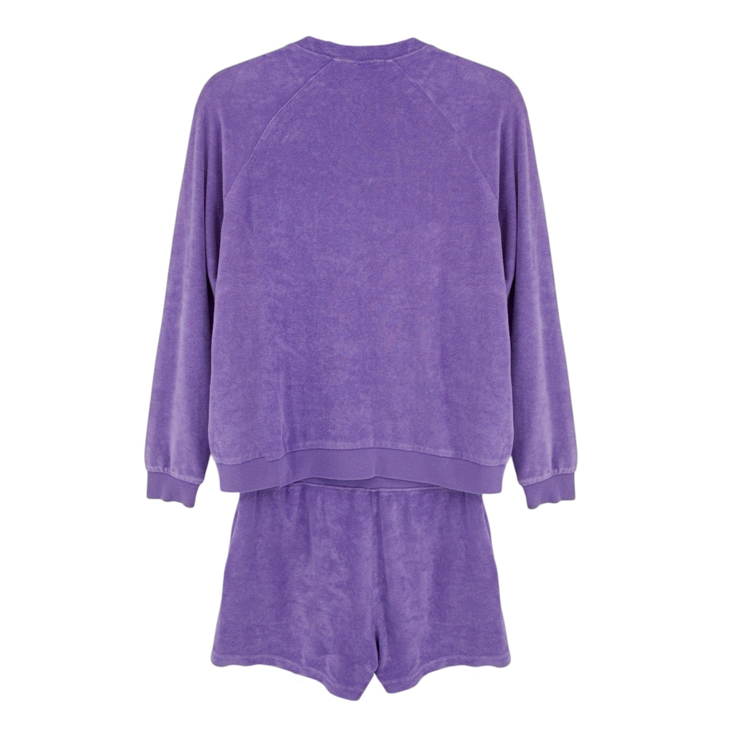 KULE The Terry Franny & Terry Venus Short Set in Grape XS