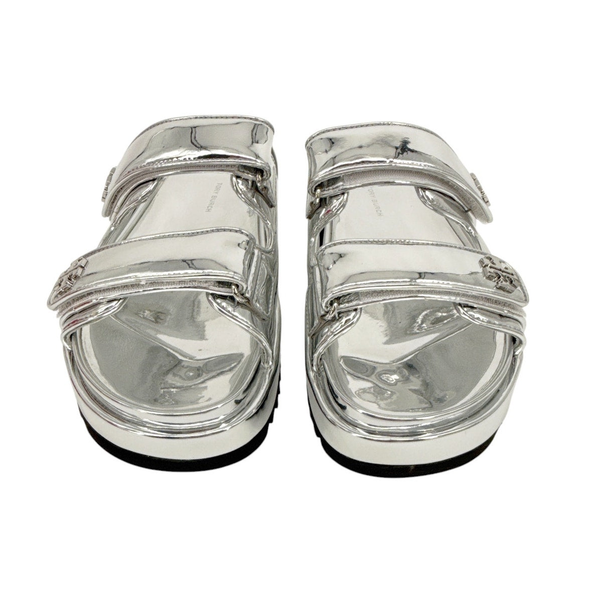 TORY BURCH Kira Sport Slide in Argento 6.5