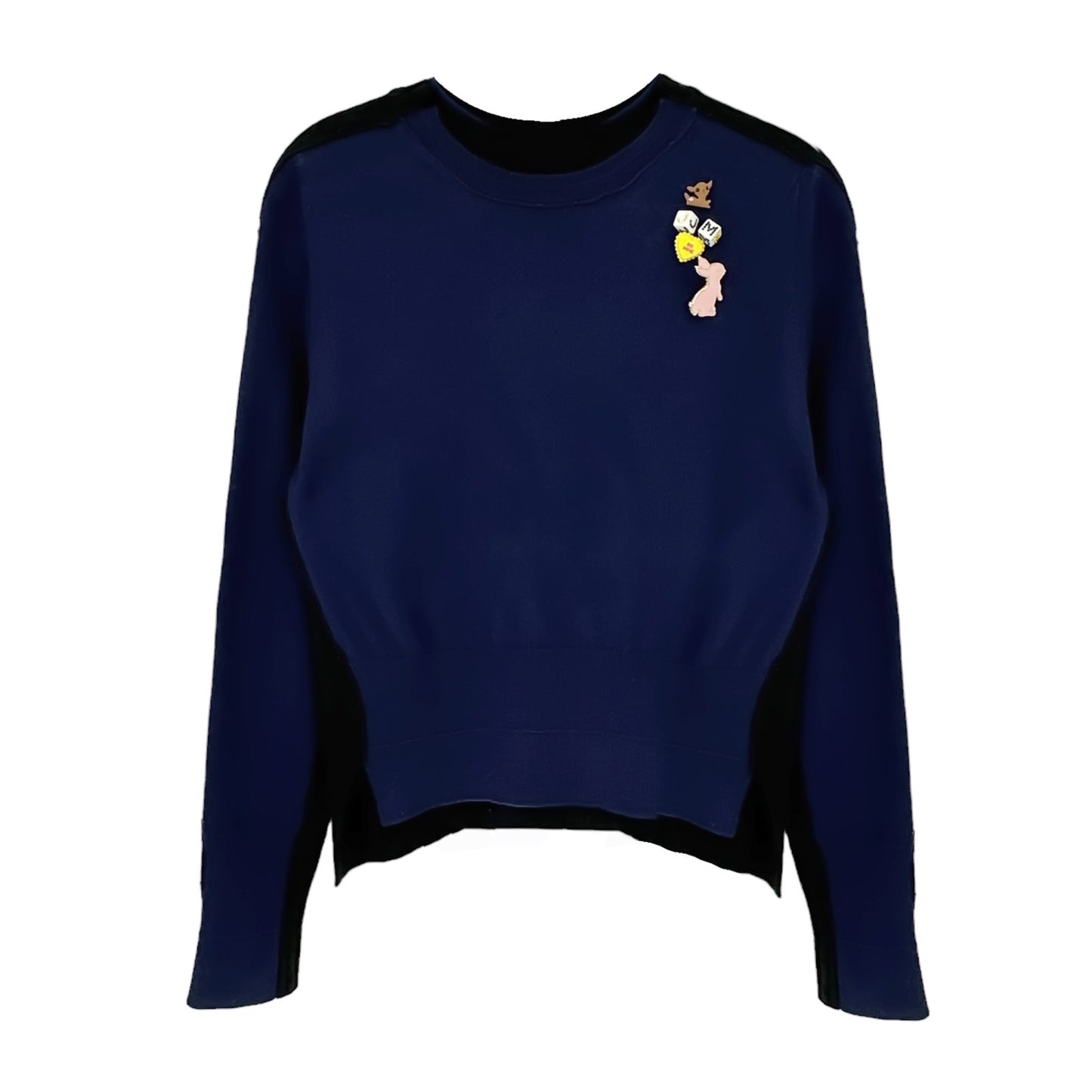MARC JACOBS The DIY Wool Sweater in Navy S